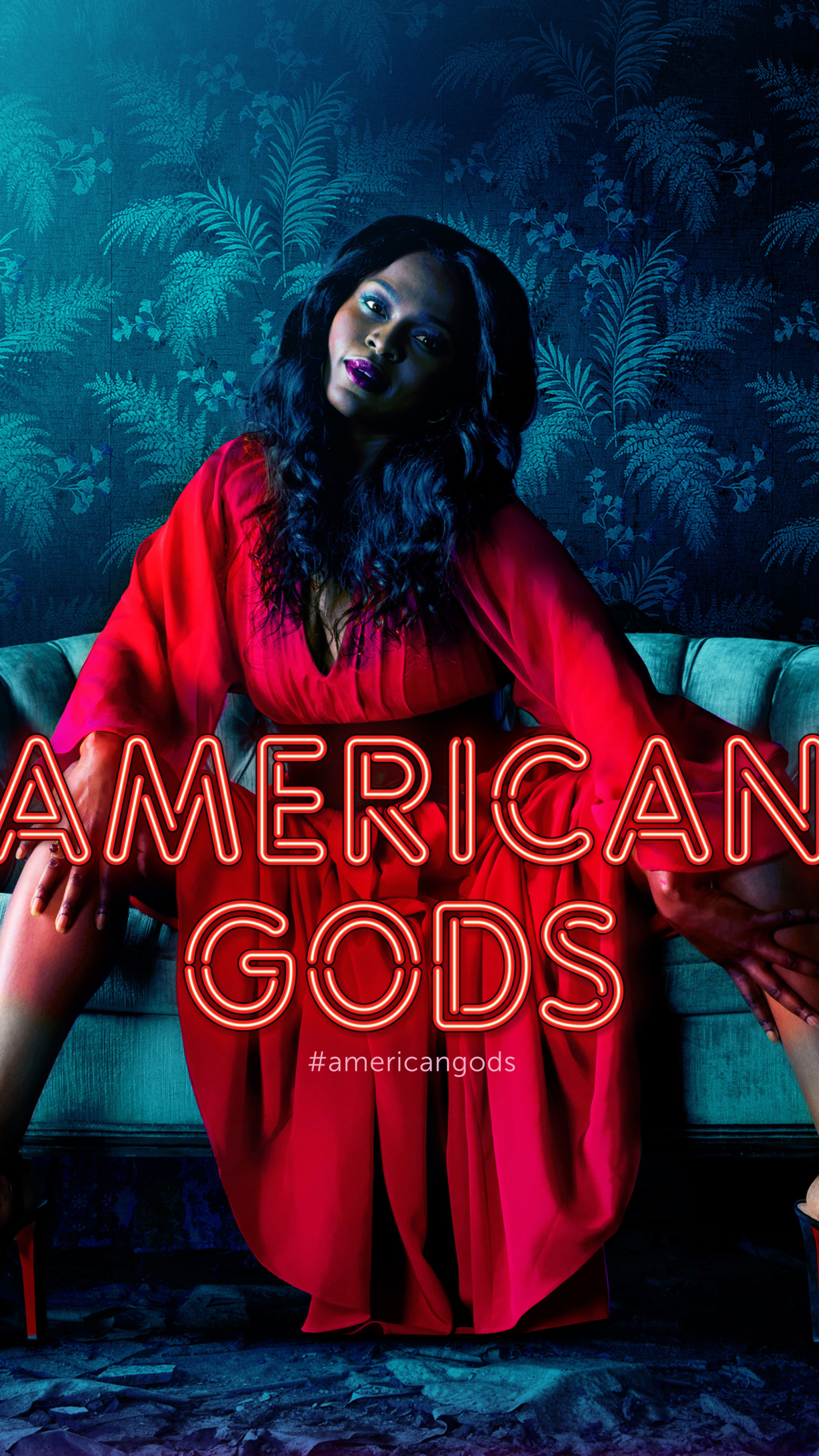 Yetide Badaki as Bilquis, American Gods, Sony Xperia wallpapers, HD 4K images, 2160x3840 4K Phone