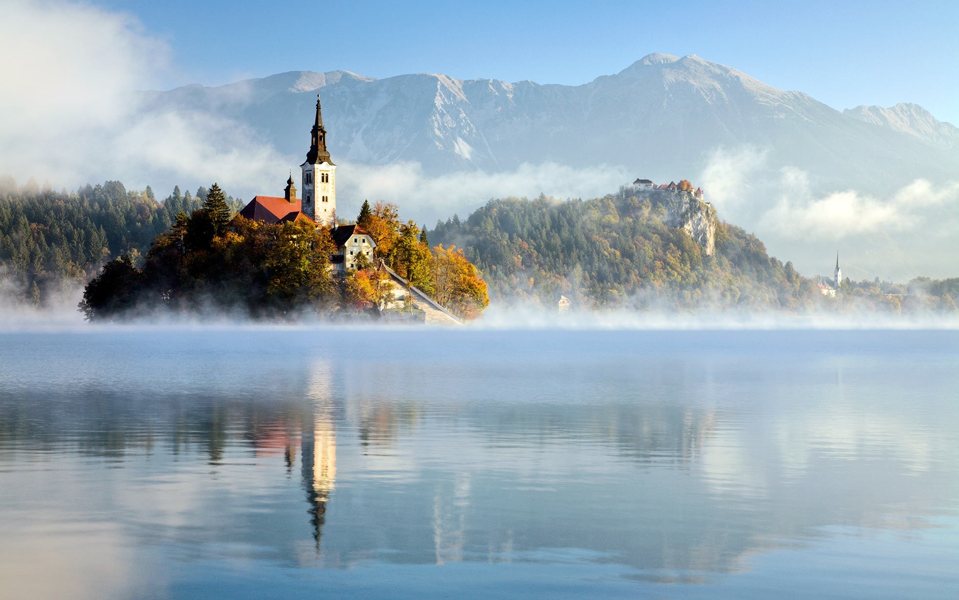 Church of the Assumption of Mary, Lake Bled Wallpaper, 1960x1230 HD Desktop