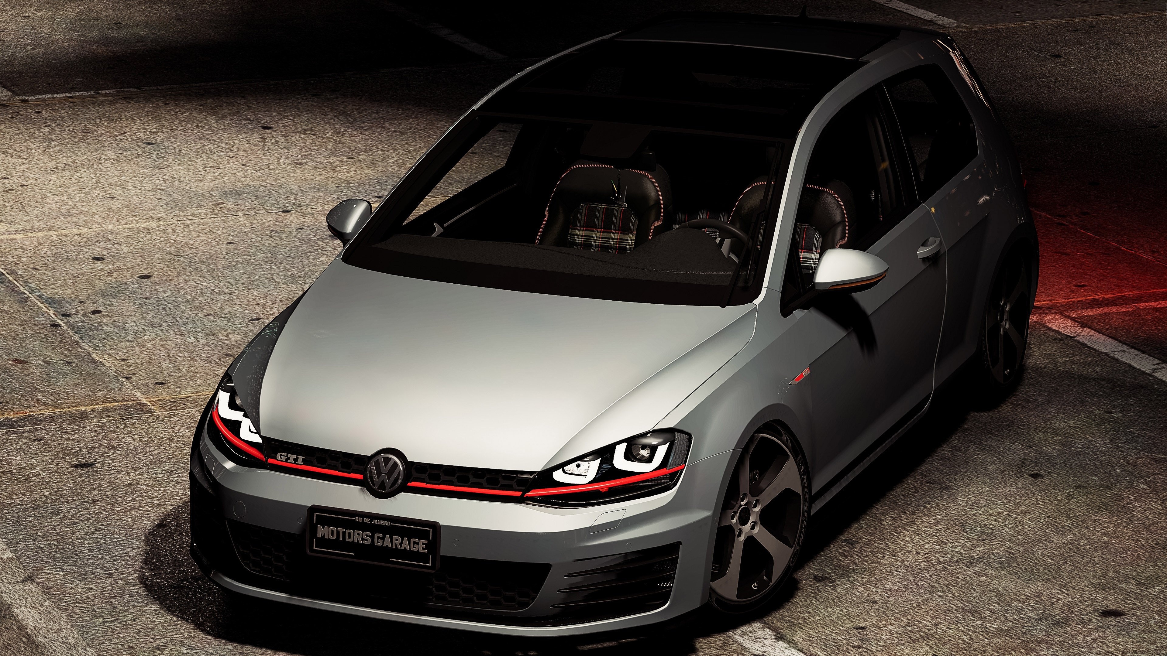 Volkswagen Golf, MK7 GTI original wipers, Digital race dials, Unique features, 3840x2160 4K Desktop