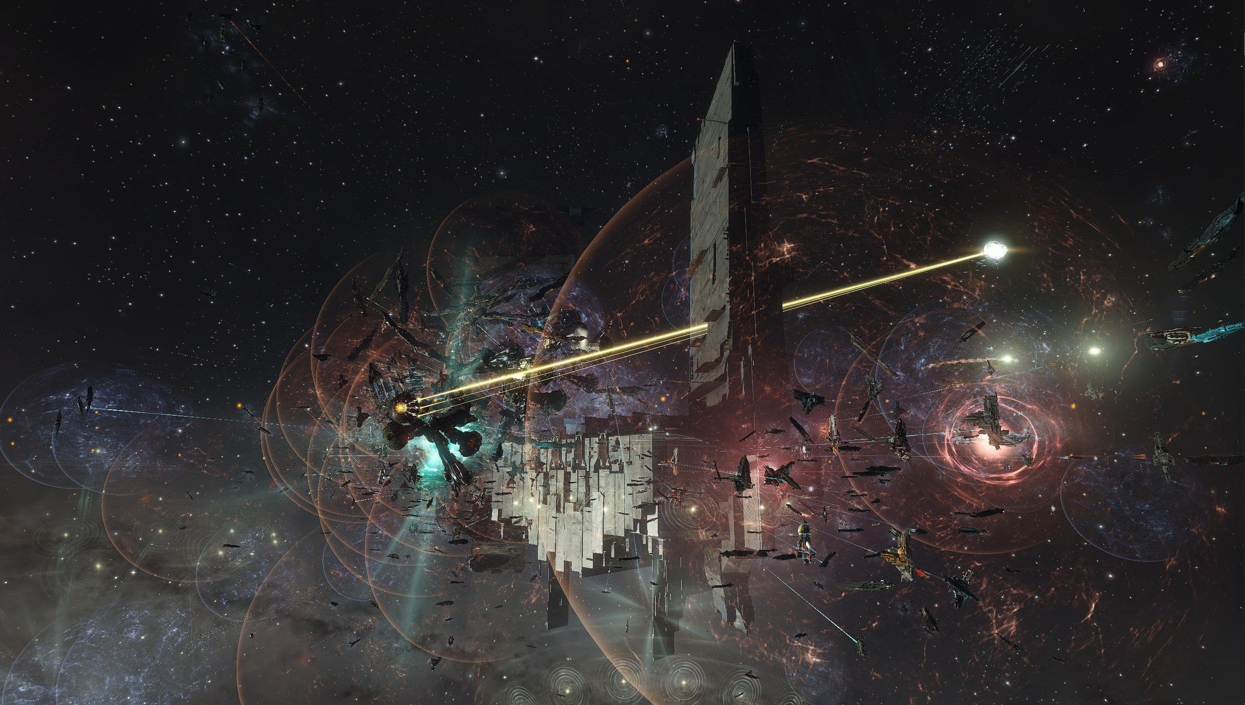 EVE Online, Riesiger Krieg, Verbrennt ber Not, Gaming, 2500x1420 HD Desktop