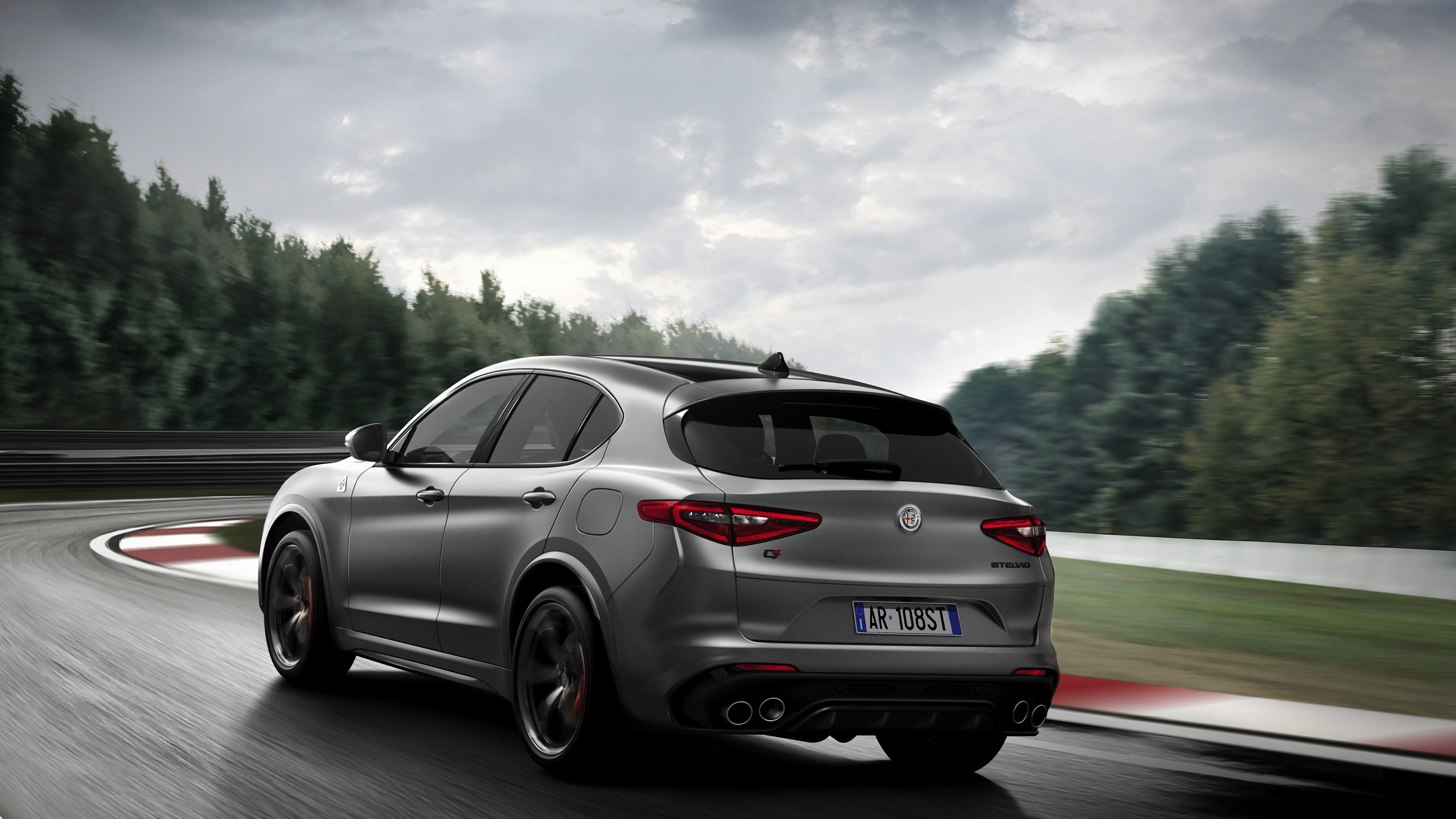 Quadrifoglio Edition, Alfa Romeo Stelvio Wallpaper, 3840x2160 4K Desktop