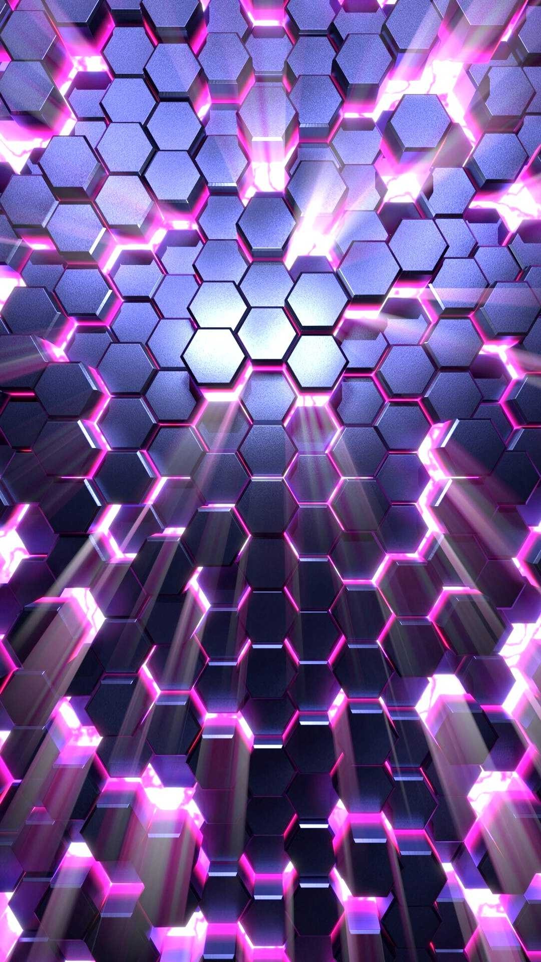 Sunbeams, Honeycombs Wallpaper, 1080x1920 Full HD Phone