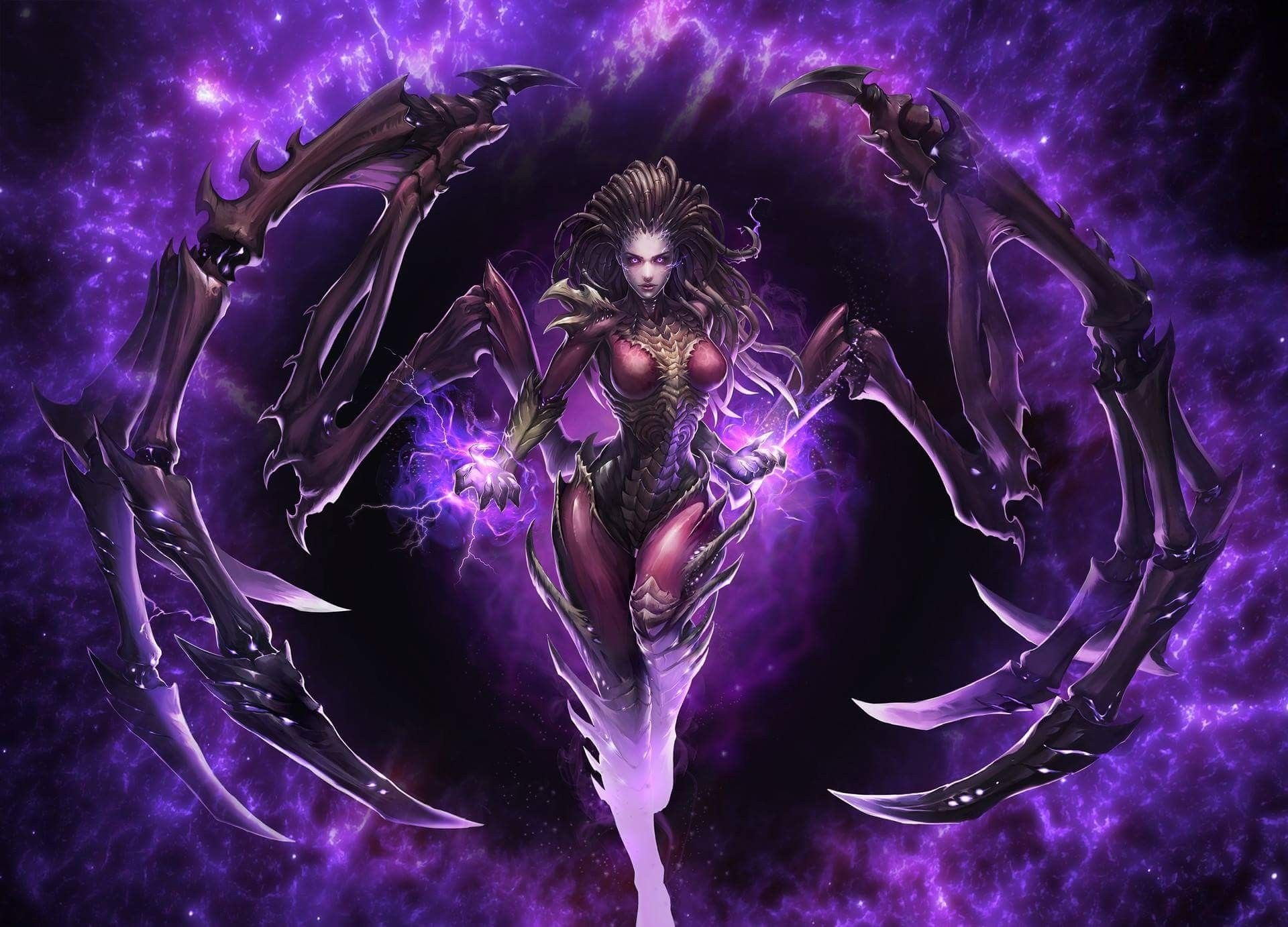 Heroes and villains, Kerrigan, StarCraft, StarCraft Zerg, 1920x1390 HD Desktop