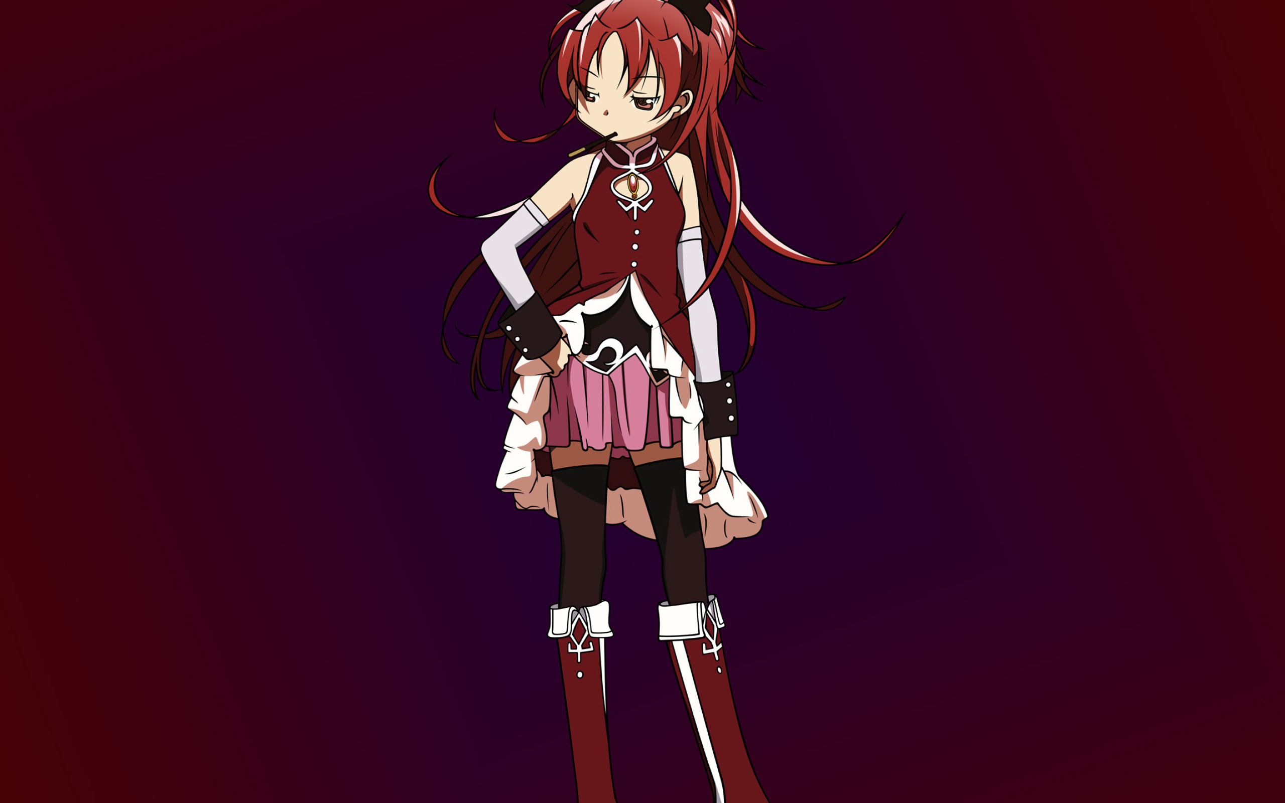 Kyoko Sakura, Puella Magi Madoka Magica, Wallpaper, Anime, 2560x1600 HD Desktop