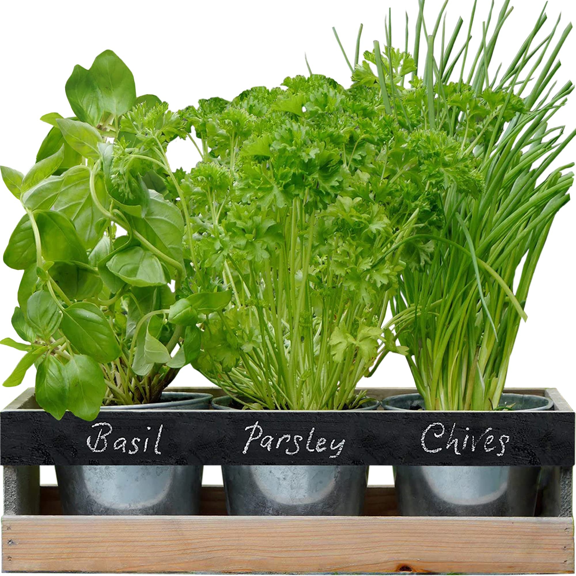 Indoor herb garden kit, Wooden windowsill planter, Kitchen, Herbs, 2000x2000 HD Phone