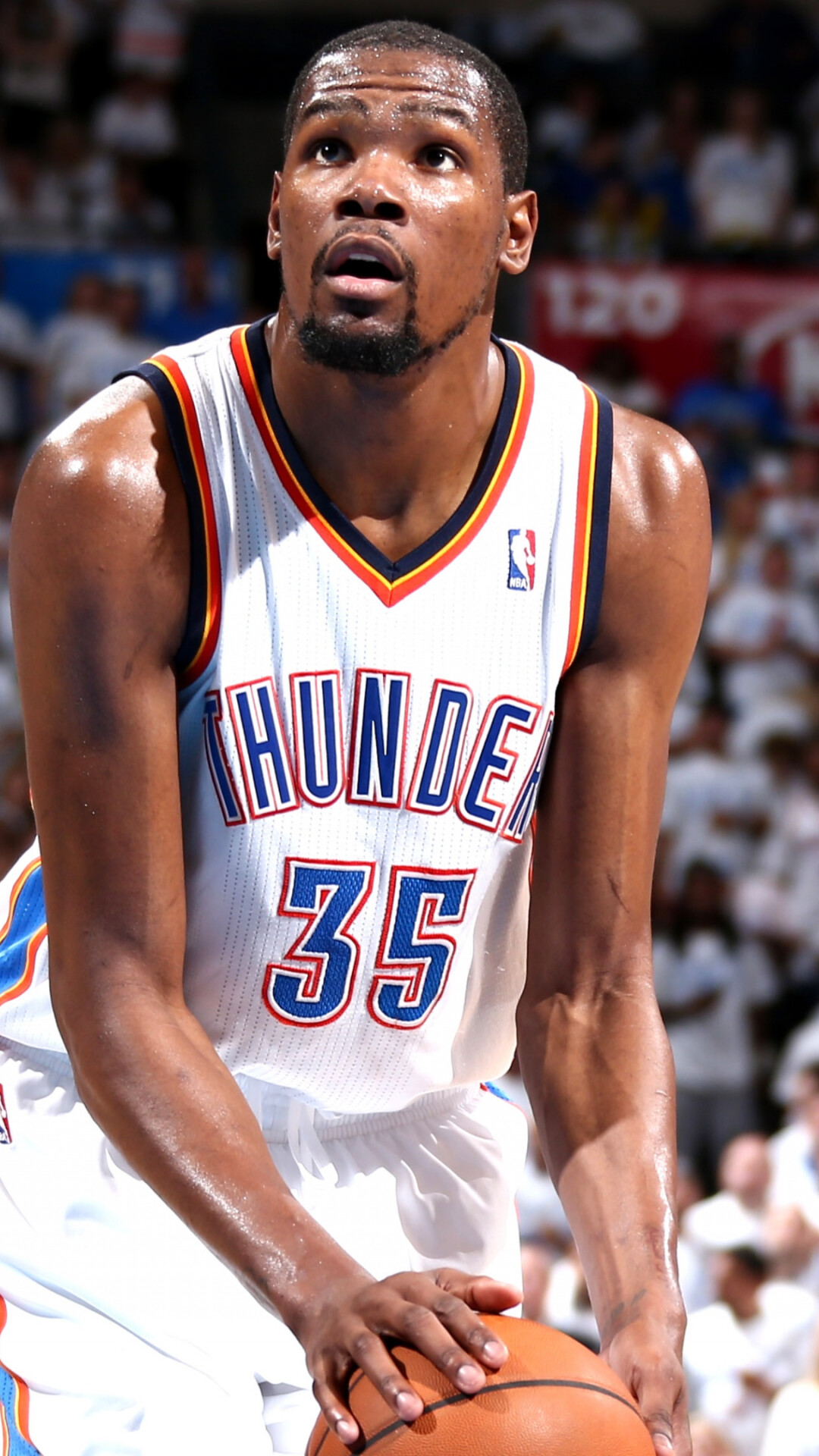 Kevin Durant, High-definition imagery, Optimal resolution, Basketball star, 1080x1920 Full HD Phone