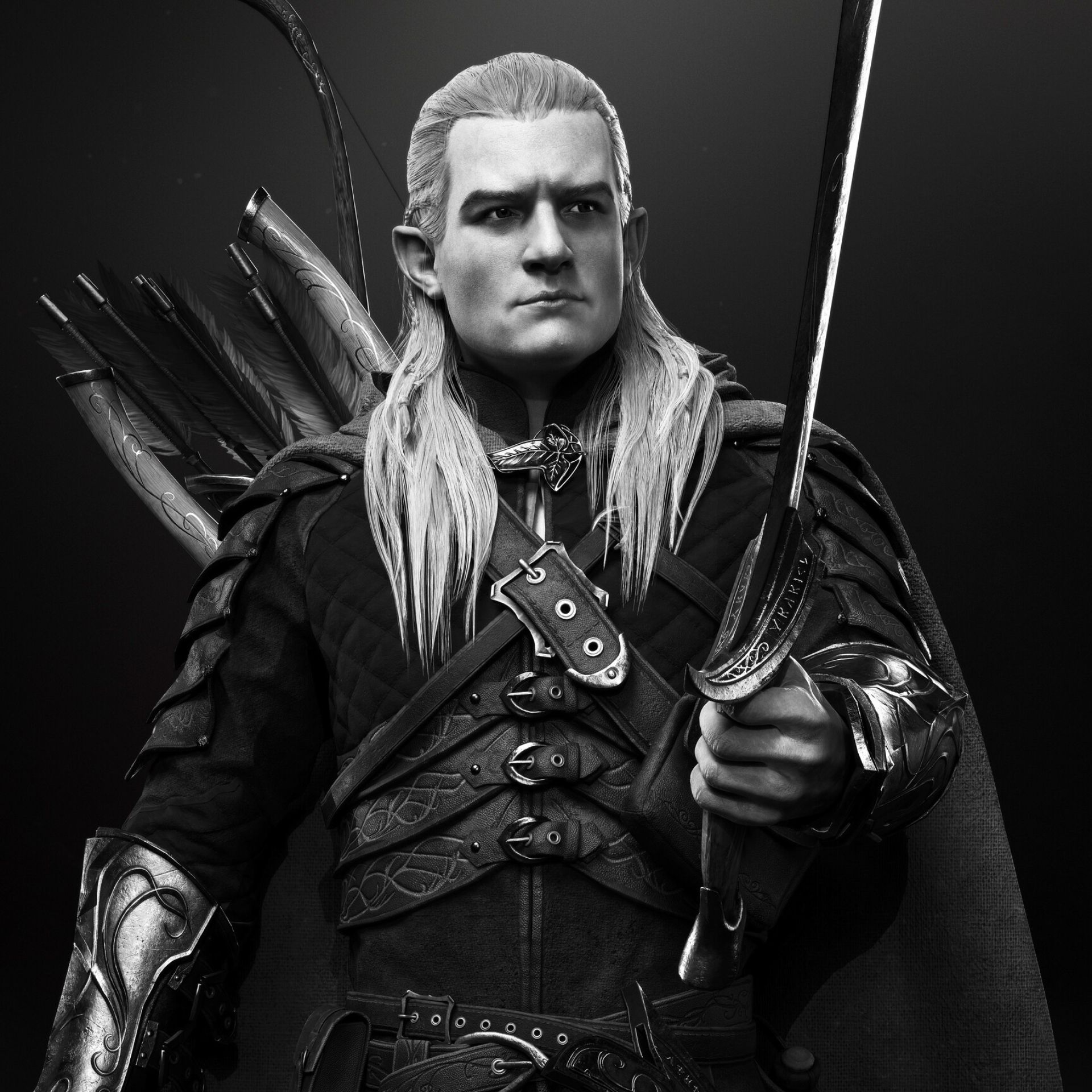 Legolas, Movies, ArtStation, Legolas, 1920x1920 HD Phone