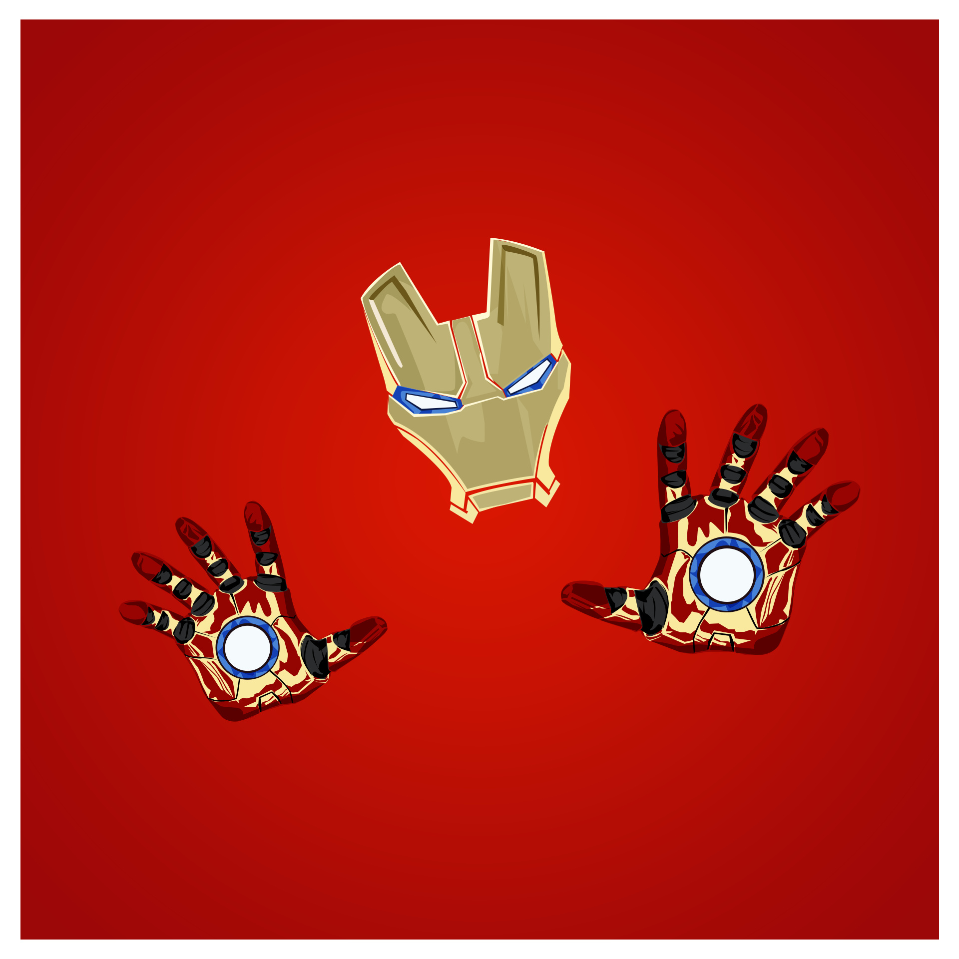 Marvel Minimalist, Marvel Iron Man Minimalist, Minimal Art, 1920x1920 HD Phone