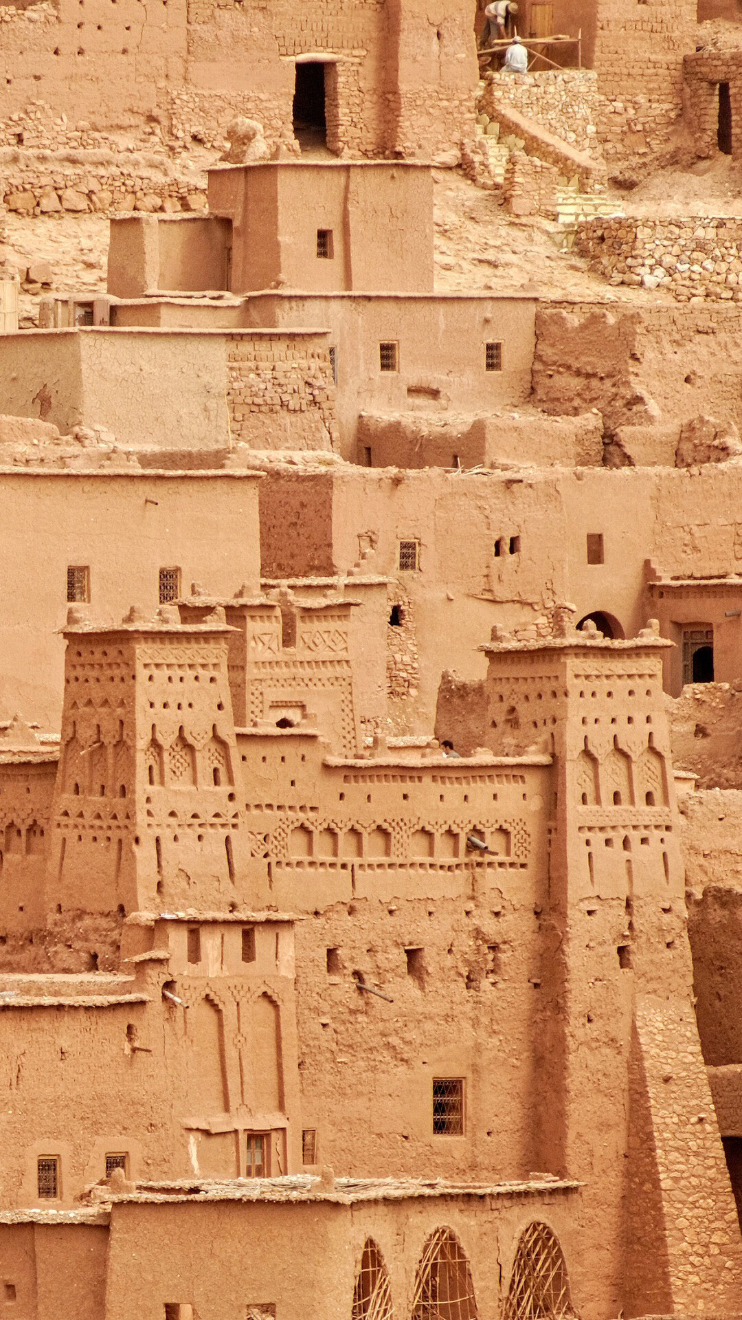 Morocco, Ait Benhaddou marvel, iPhone wallpaper, Mesmerizing charm, 1080x1920 Full HD Phone