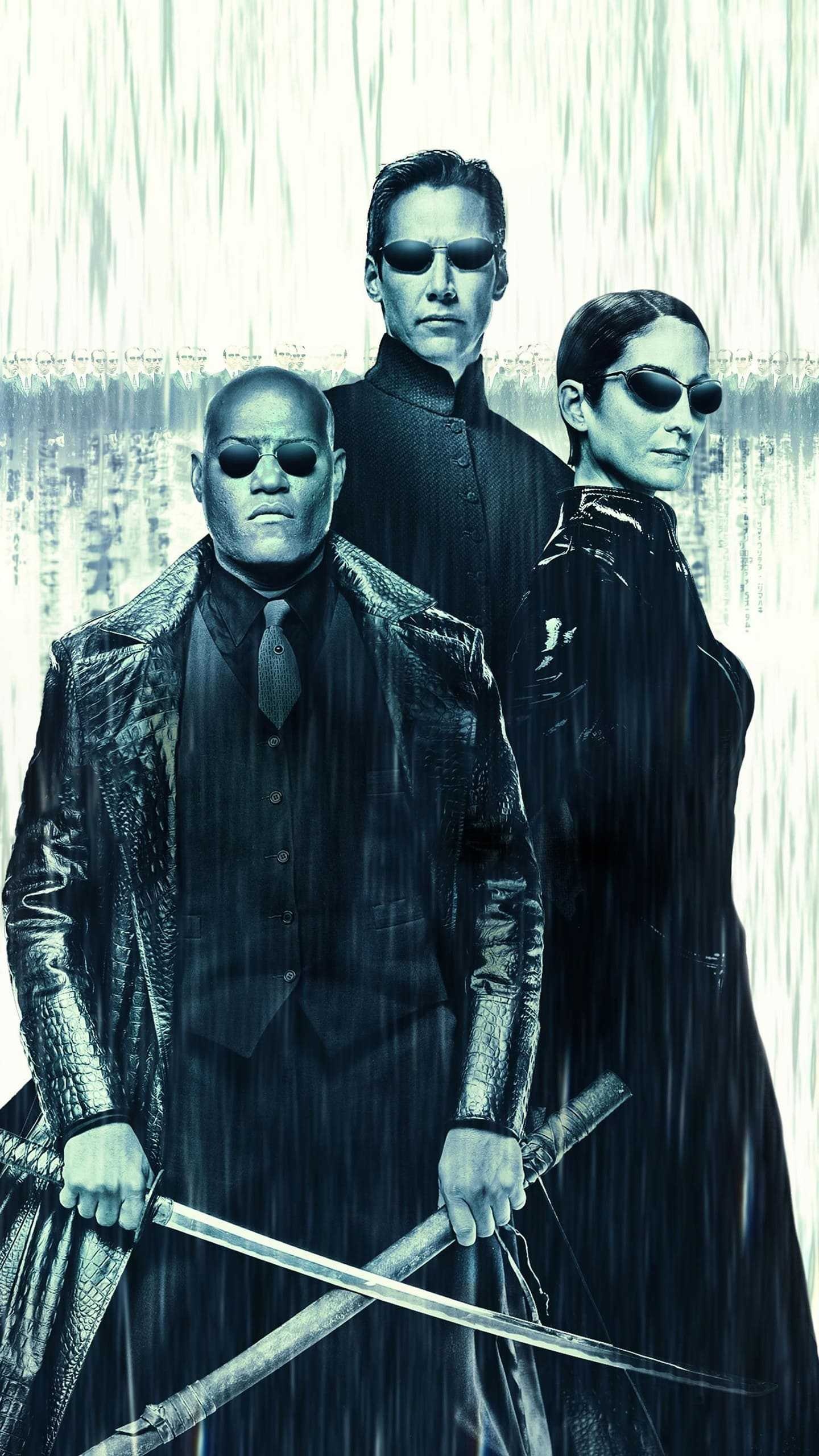 Laurence Fishburne, Movie star, The Matrix wallpaper, 4K, 1440x2560 HD Phone