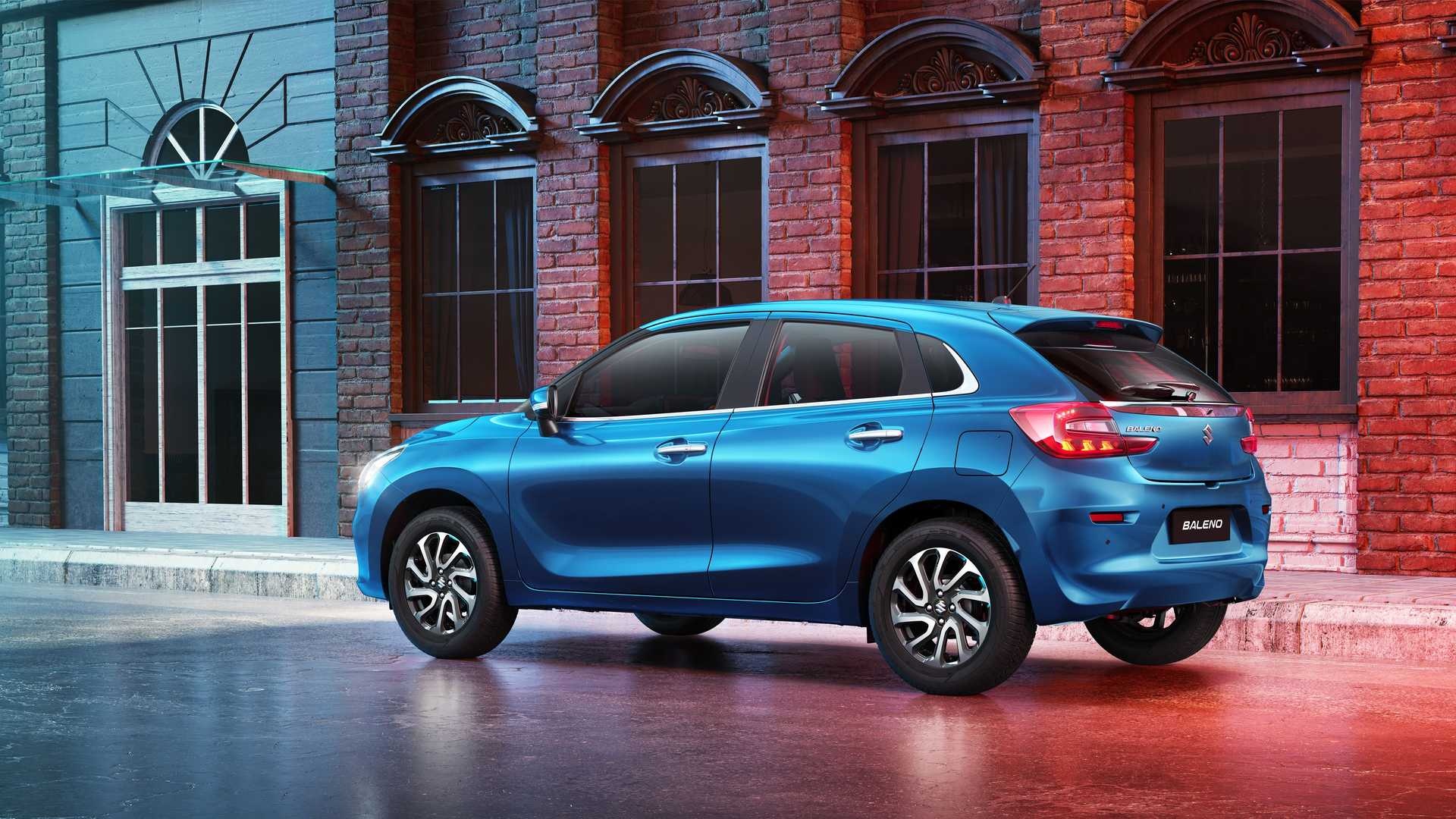 Suzuki Baleno 2022, Affordable facelift, Frugal option, India, 1920x1080 Full HD Desktop