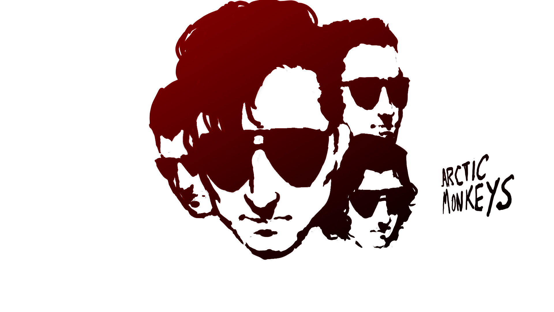 Arctic Monkeys, Band logos, Music, 1920x1080 Full HD Desktop
