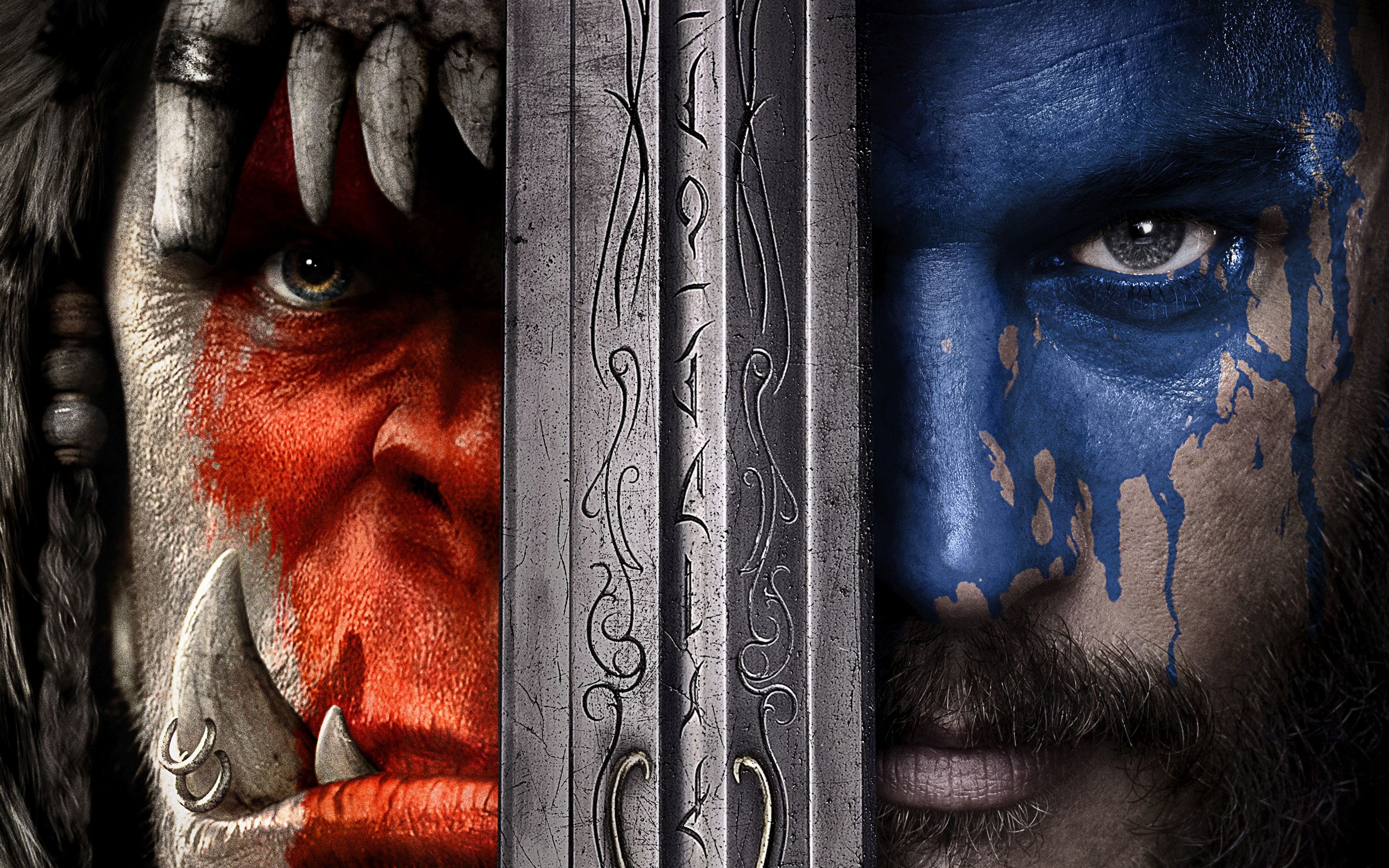 Warcraft, Clash of civilizations, Ancient magic, World in chaos, 2880x1800 HD Desktop