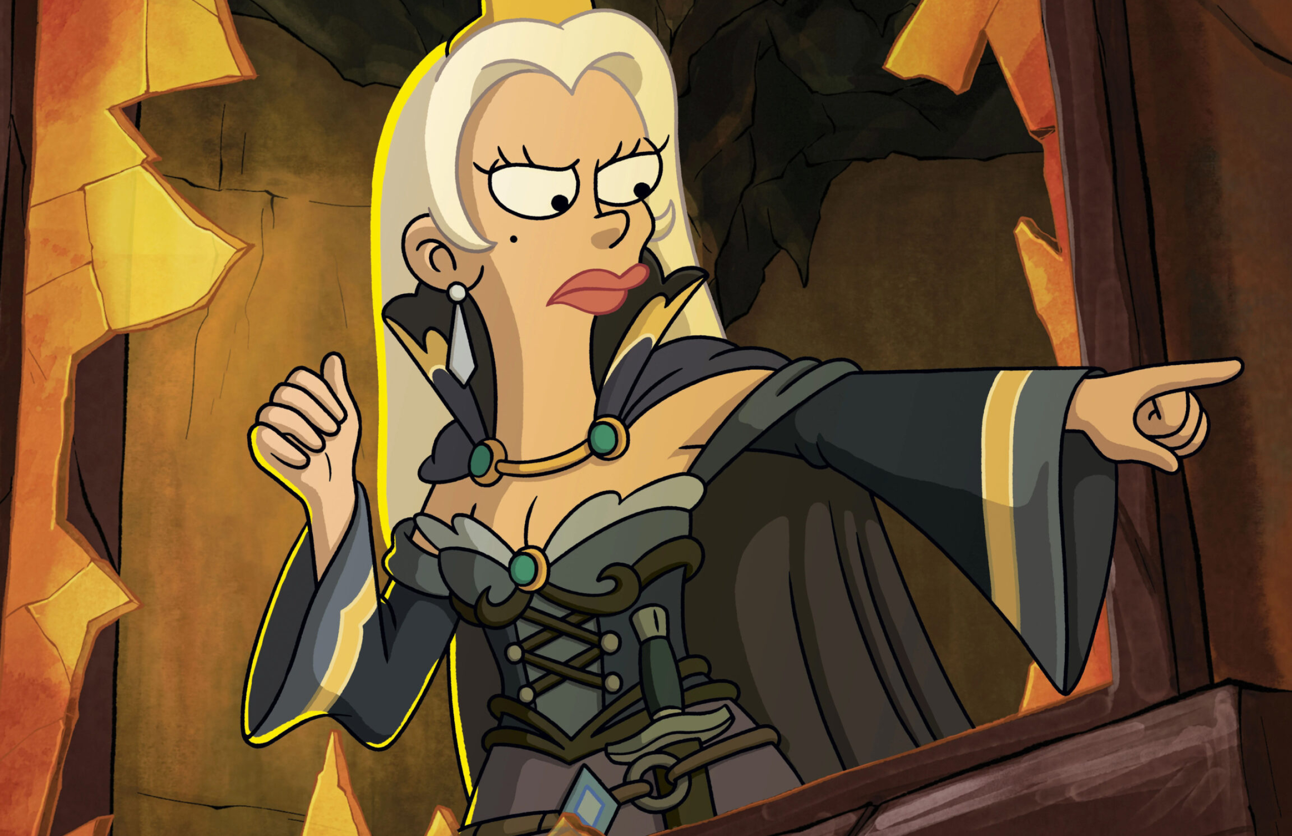 Queen Dagmar, Disenchantment Wallpaper, 2560x1660 HD Desktop