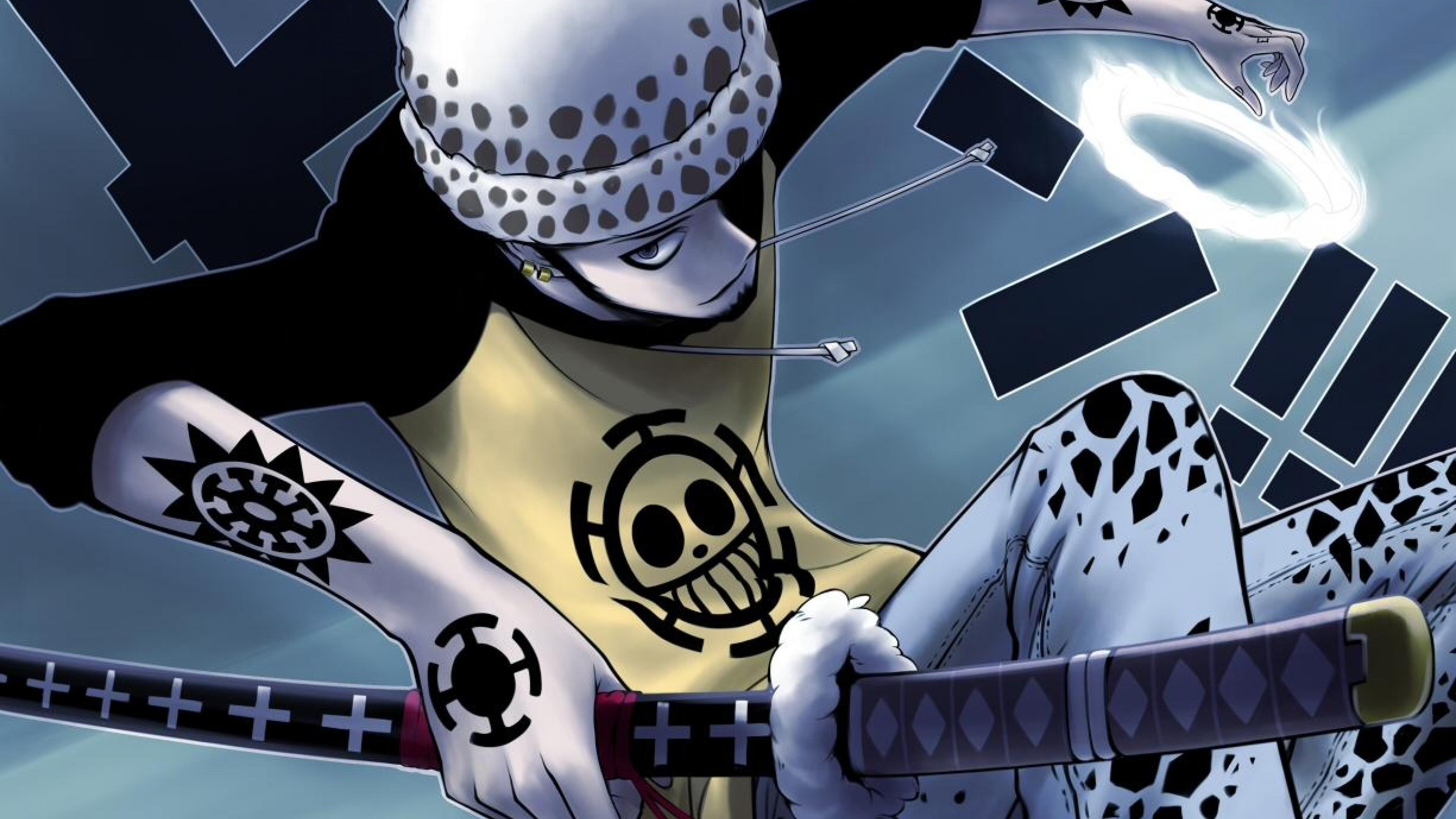 Law, One Piece, Anime, Trafalgar Law wallpapers, 3840x2160 4K Desktop