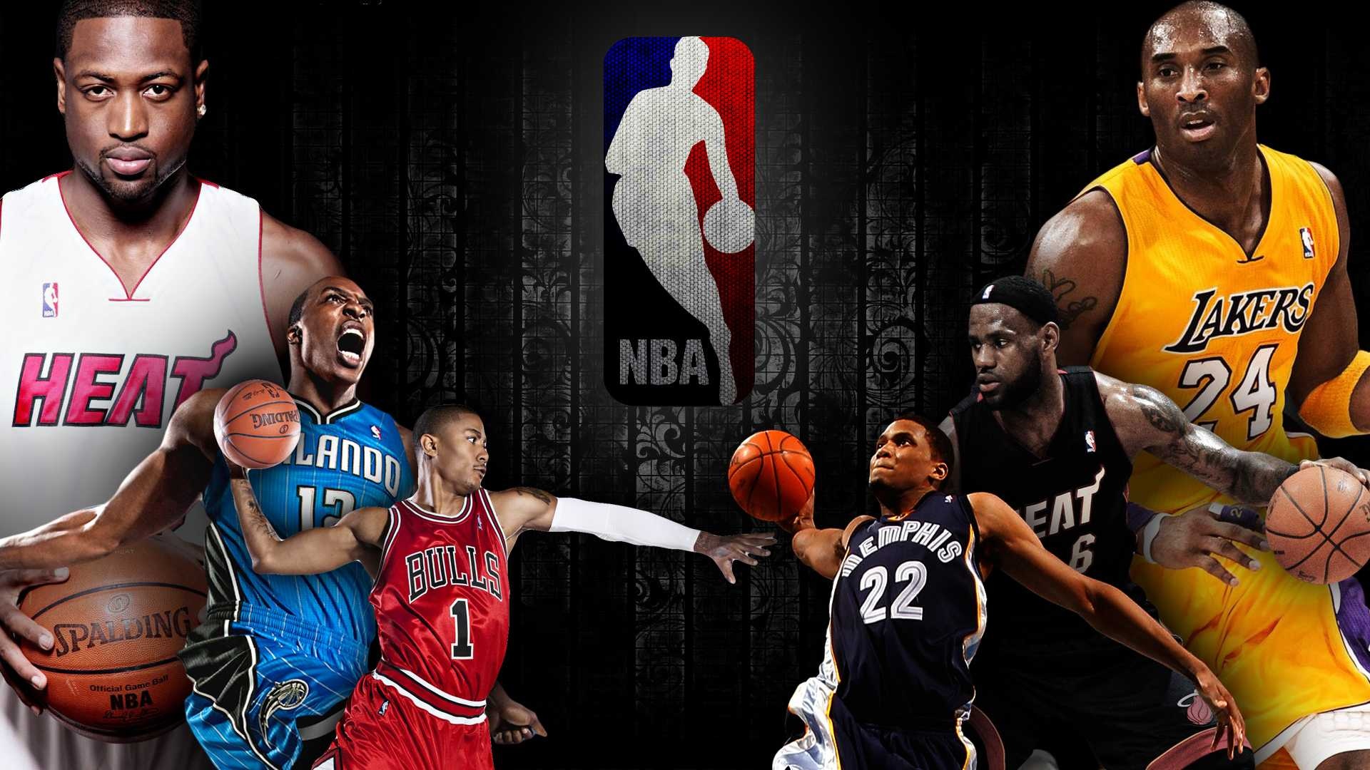 NBA wallpaper, Digital art, Visually striking, Custom design, 1920x1080 Full HD Desktop