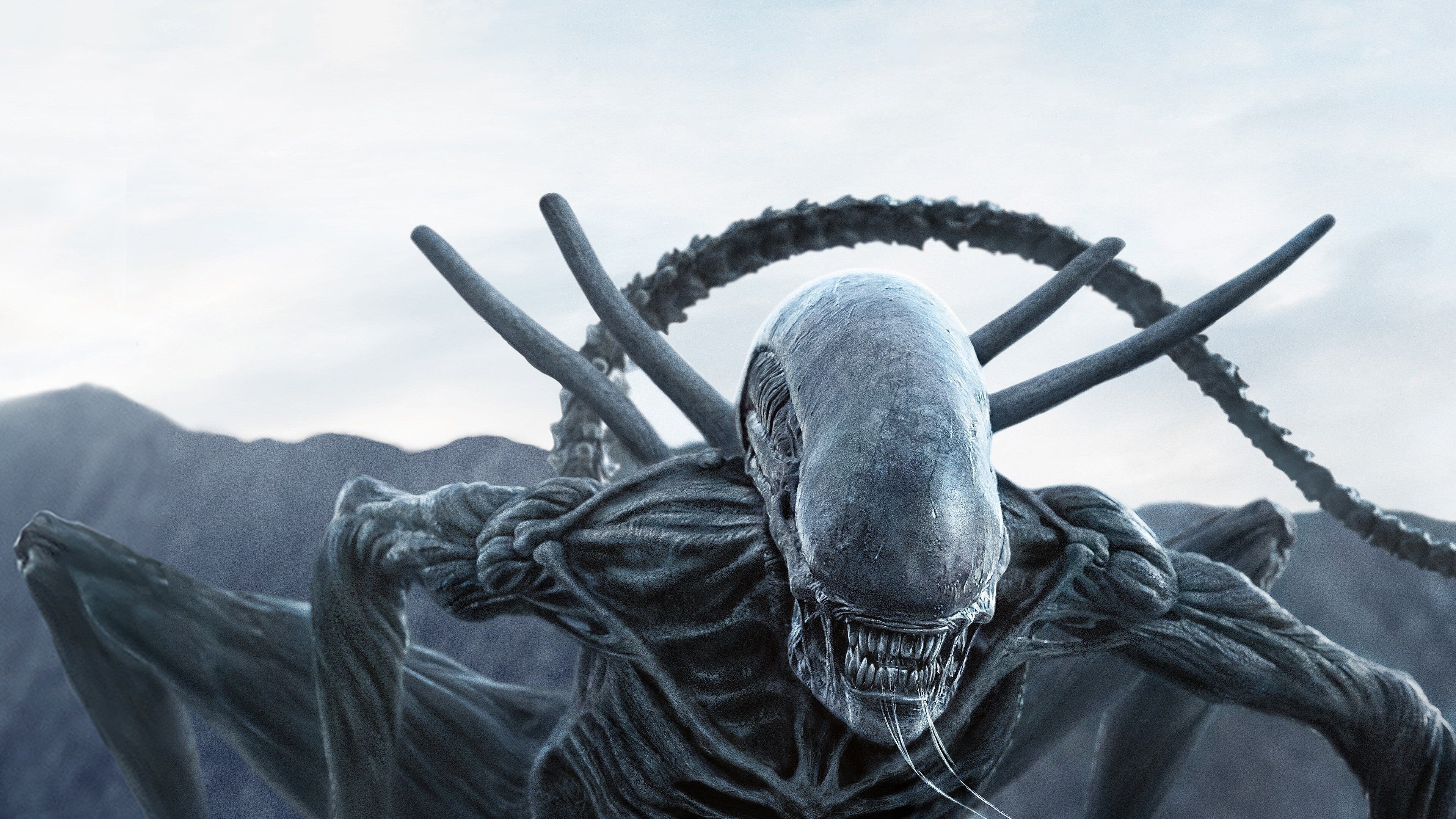 Neomorph, H.R. Giger Wallpaper, 3840x2160 4K Desktop