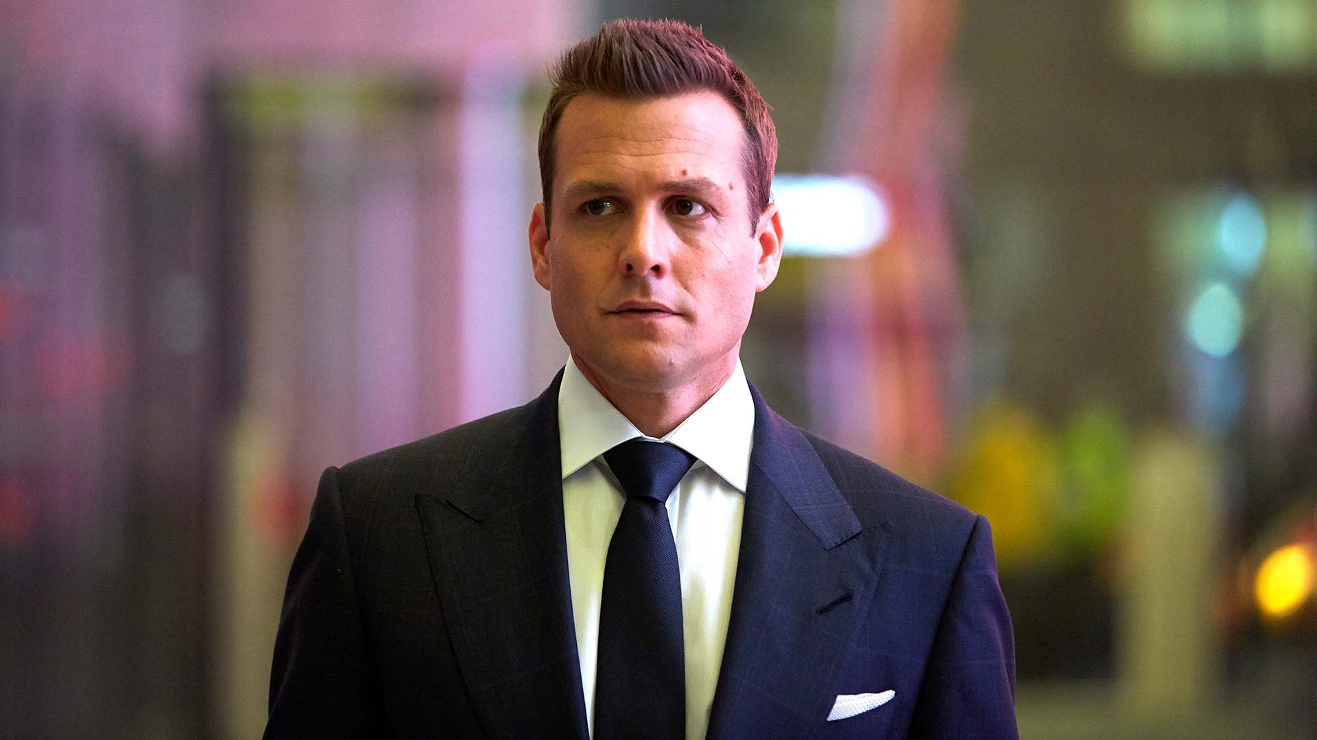 Harvey Specter, Gabriel Macht, navy peak lapel suit, Full HD Desktop wallpaper