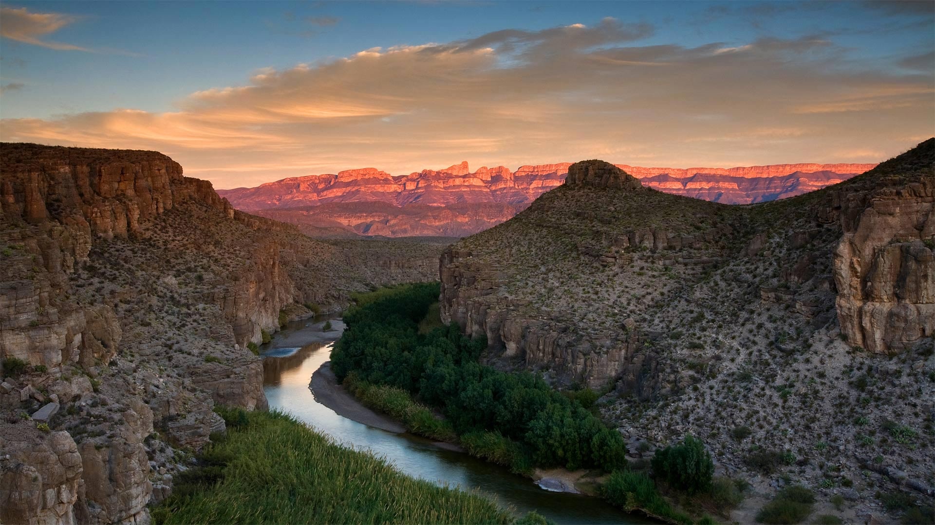 The Rio Grande River, Big Bend National Park, Texas, Bing Gallery, 1920x1080 Full HD Desktop