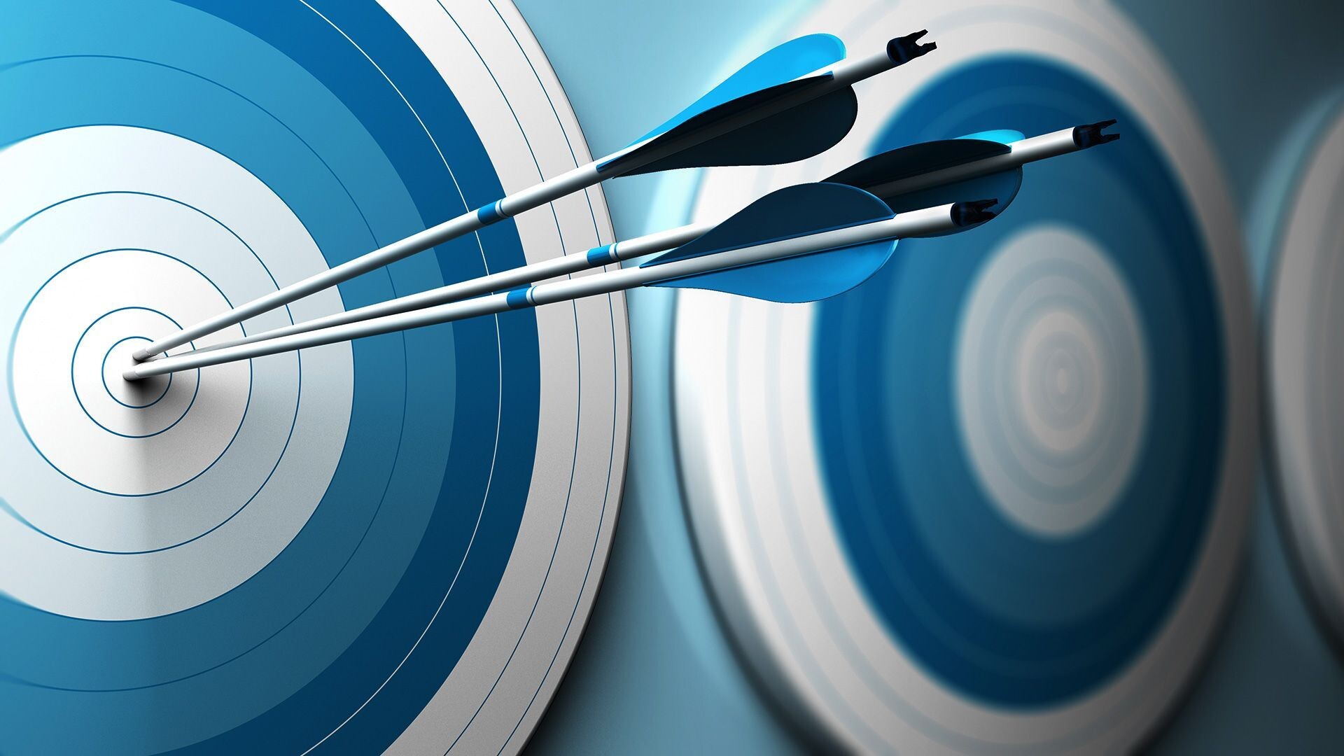 Target symbol, Bullseye visualization, Precision focus, Goal setting, 1920x1080 Full HD Desktop