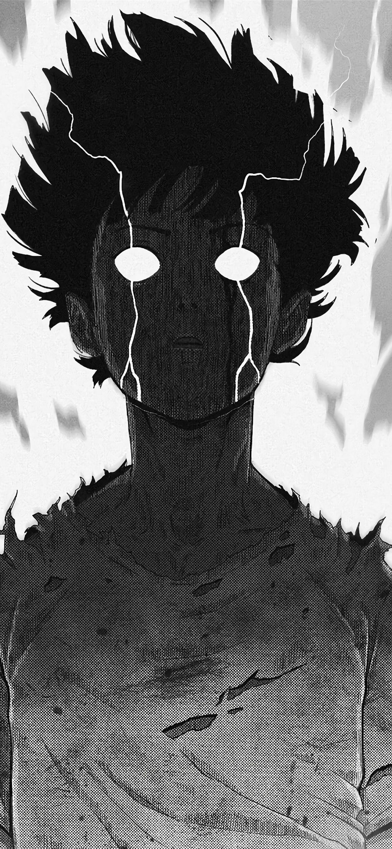 Mob Psycho 100, Shigeo Kageyama, Rage mode, 4K iPhone wallpapers, 1290x2780 HD Phone