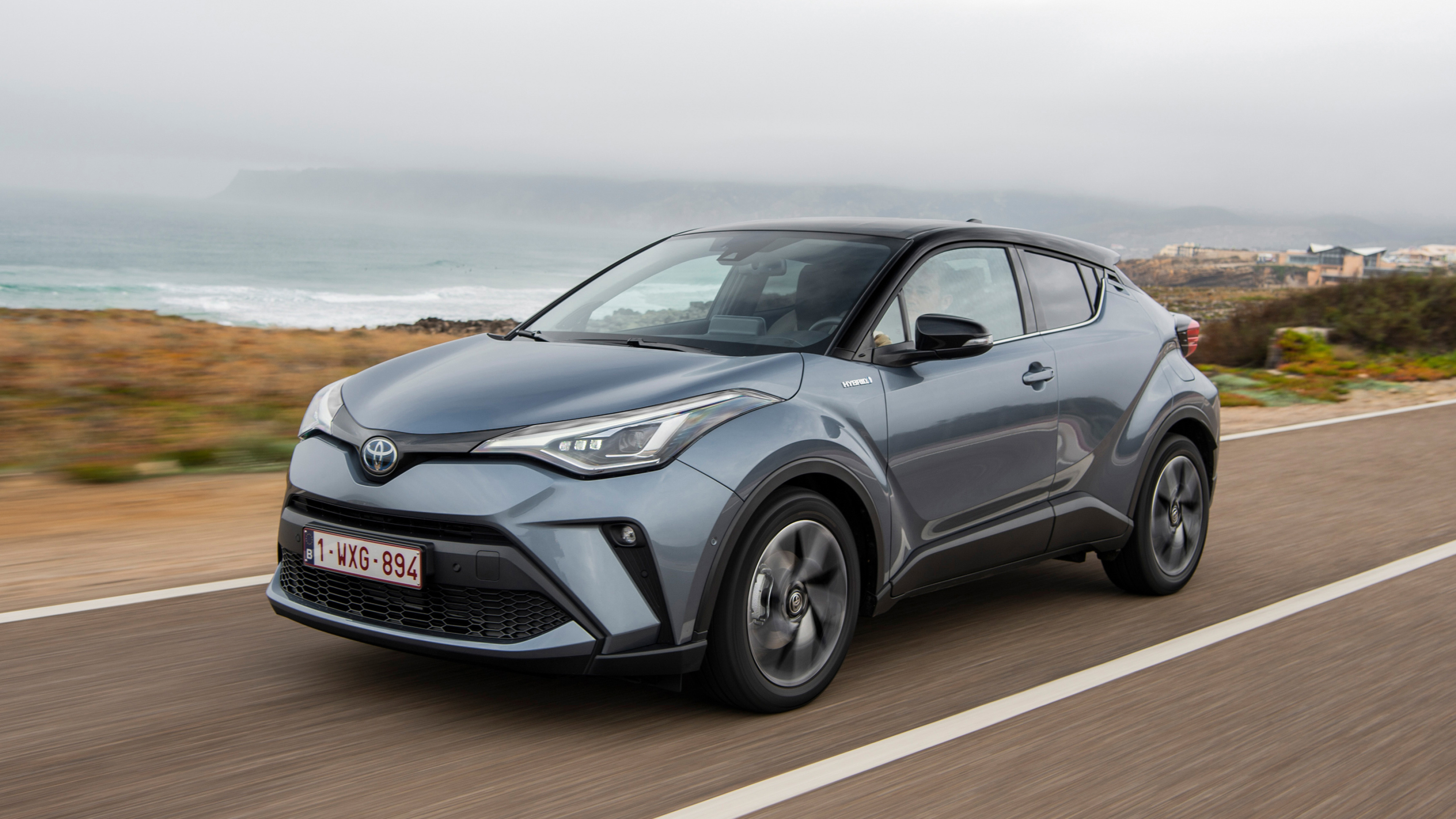 Toyota C-HR, Hybrid, Grey, 2019, 3840x2160 4K Desktop