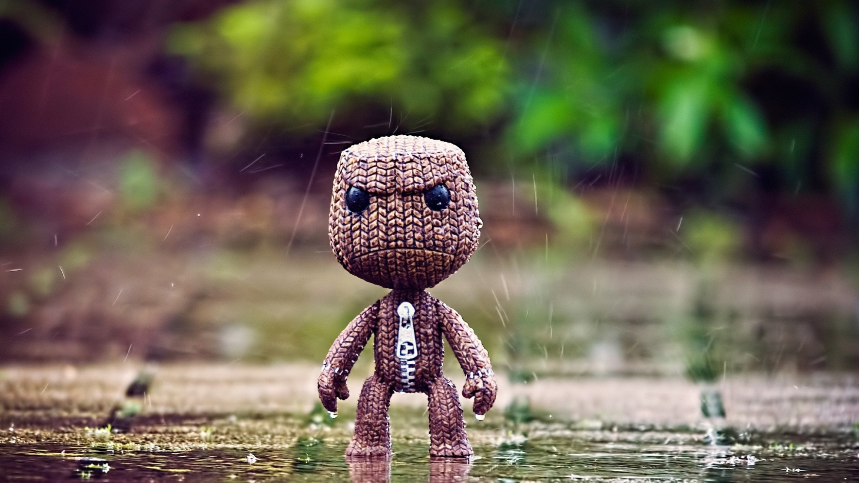 Sackboy, LittleBigPlanet, Gaming character, Christopher Peltier, 2880x1620 HD Desktop