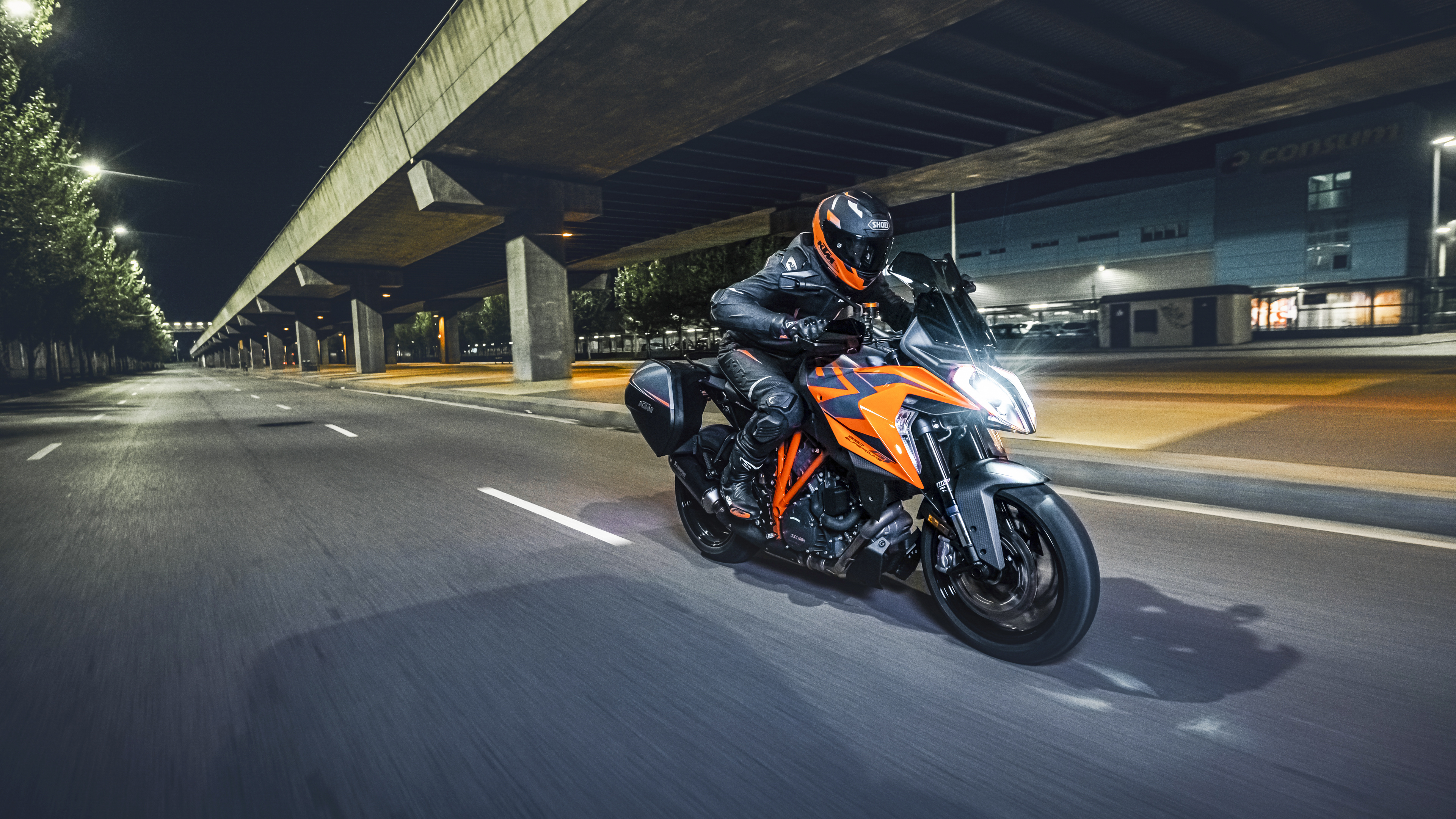 KTM 1290 Super Duke GT, Neue KTM, Serienmigem navi, Semiactivem fahrwerk, 3840x2160 4K Desktop