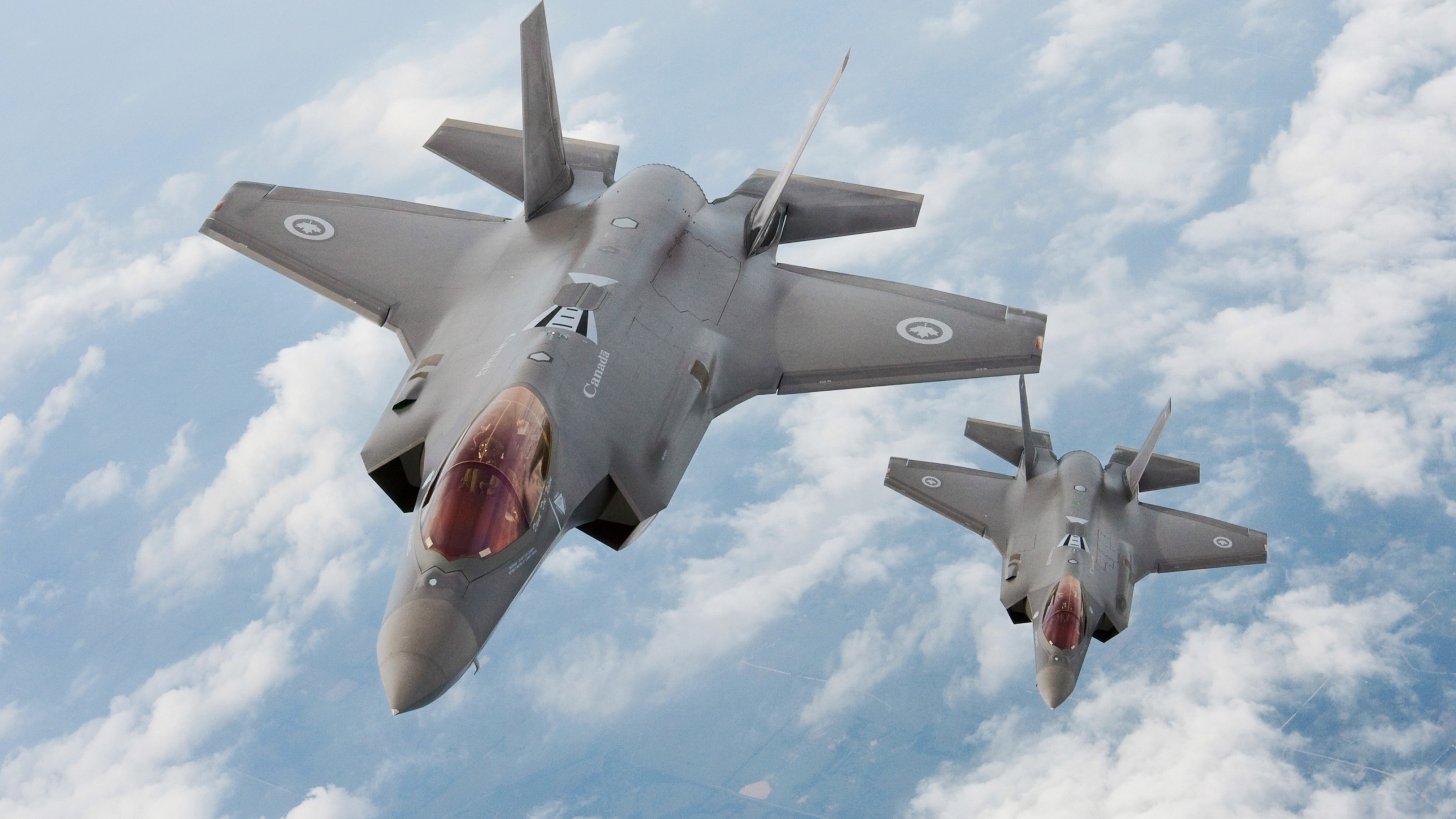 Lockheed airplane, F-35 Lightning II, US Army, 3840x2160 4K Desktop