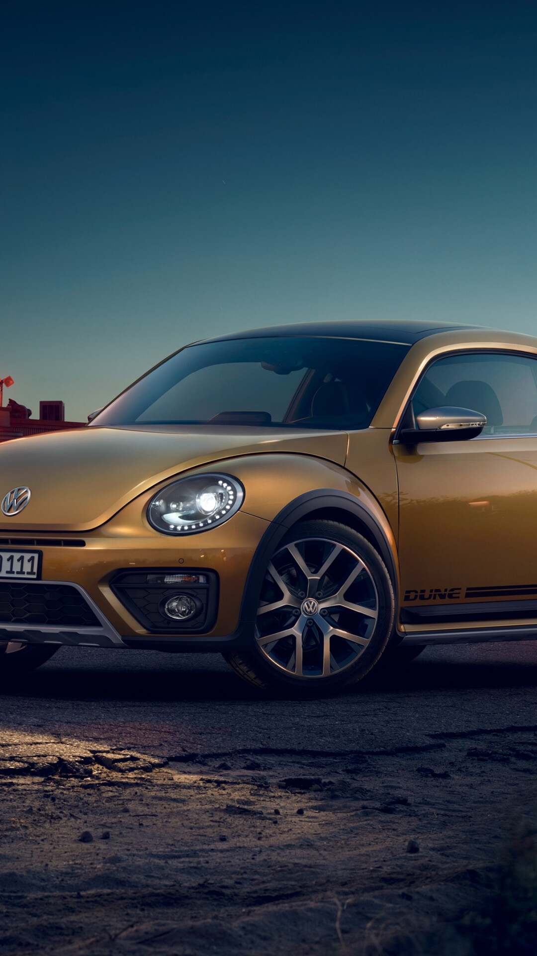 Volkswagen Beetle Dune, Eye-catching color, Sporty appearance, Unique style, 1080x1920 Full HD Phone