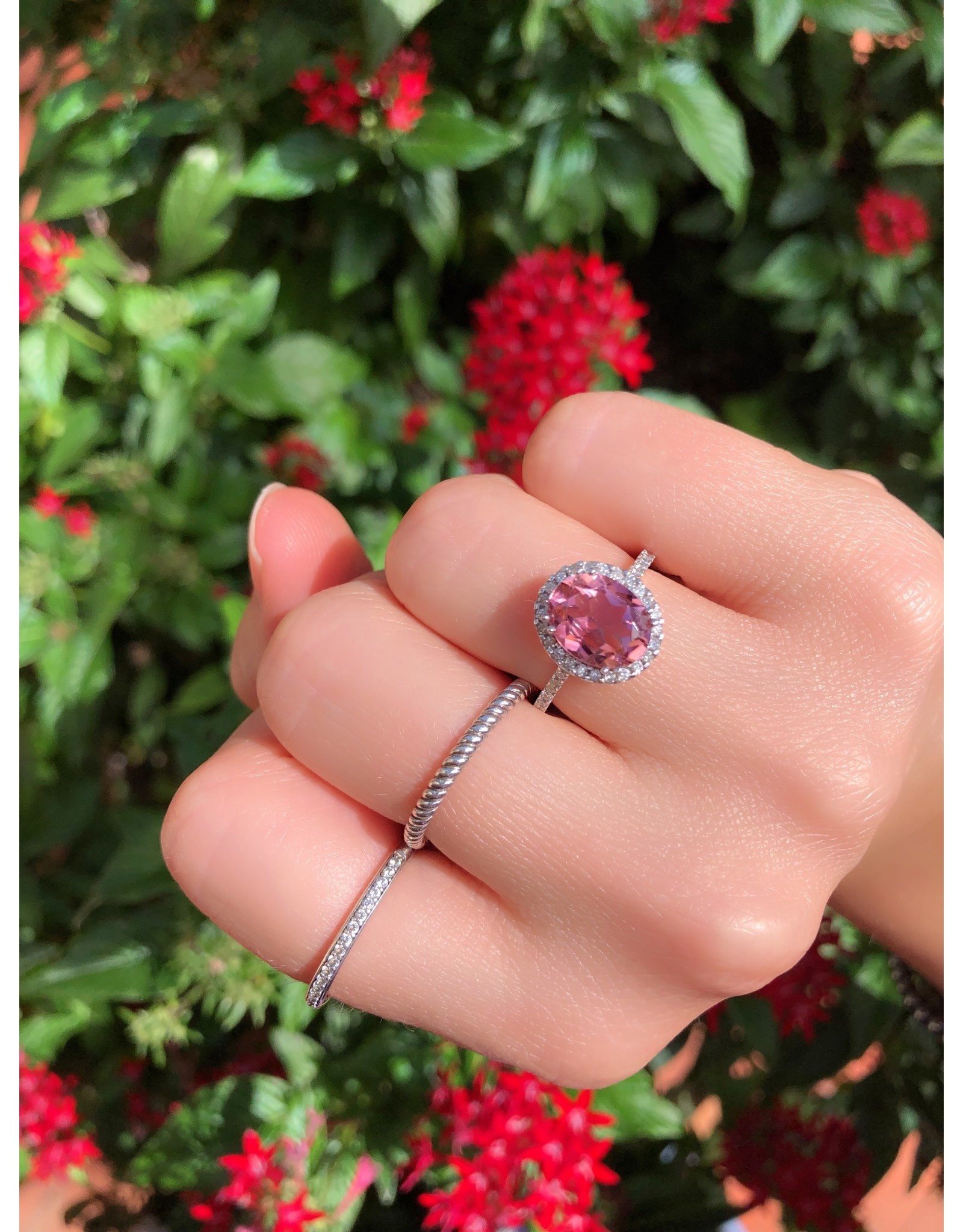 14k wg pink tourmaline, Dia ring, Snows Jewelers Miami Lakes, 1600x2050 HD Phone