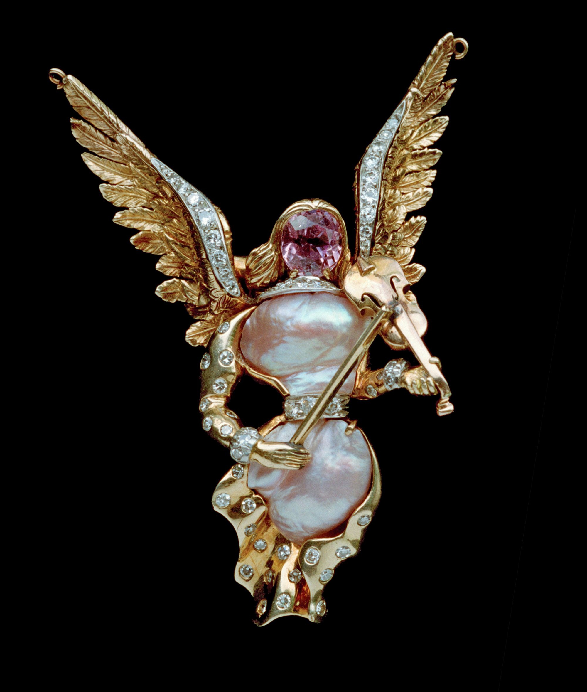 Orchestral Angel, Brooch Wallpaper, 2000x2360 HD Phone