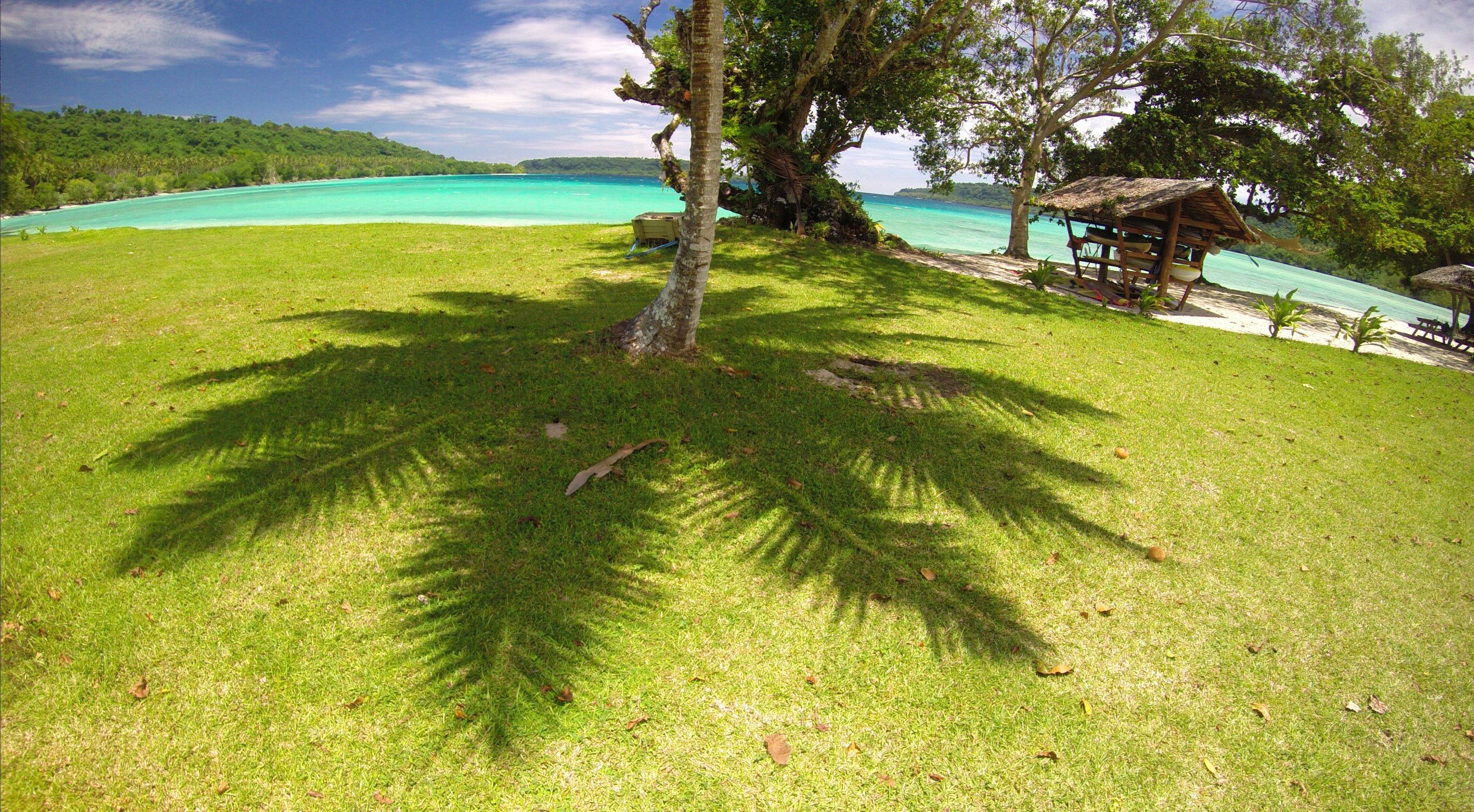 Velit Bay, Espiritu Santo, Vanuatu beach, Tropical escape, 2560x1420 HD Desktop