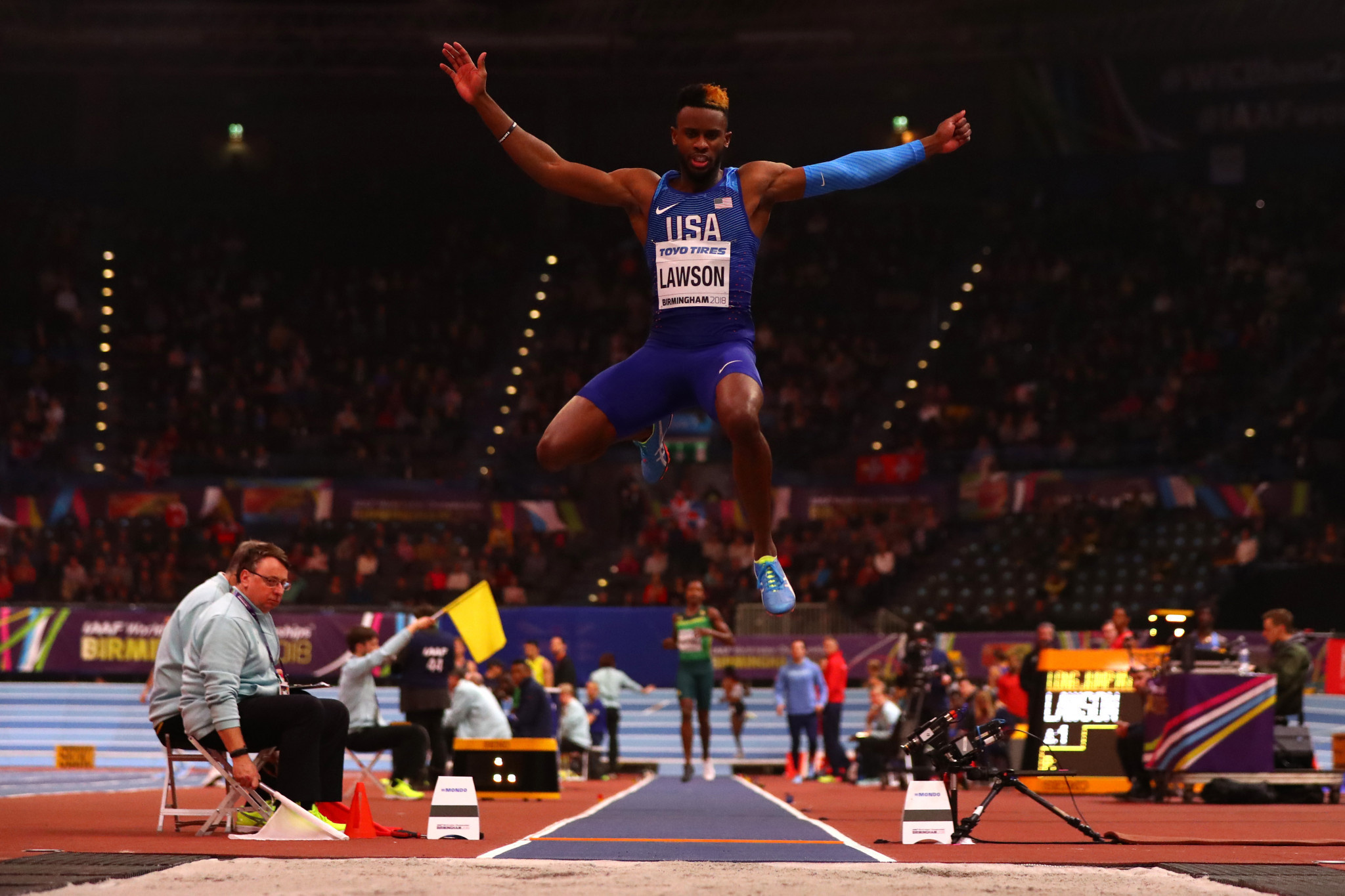 Jarrion Lawson, Long Jump Wallpaper, 2050x1370 HD Desktop