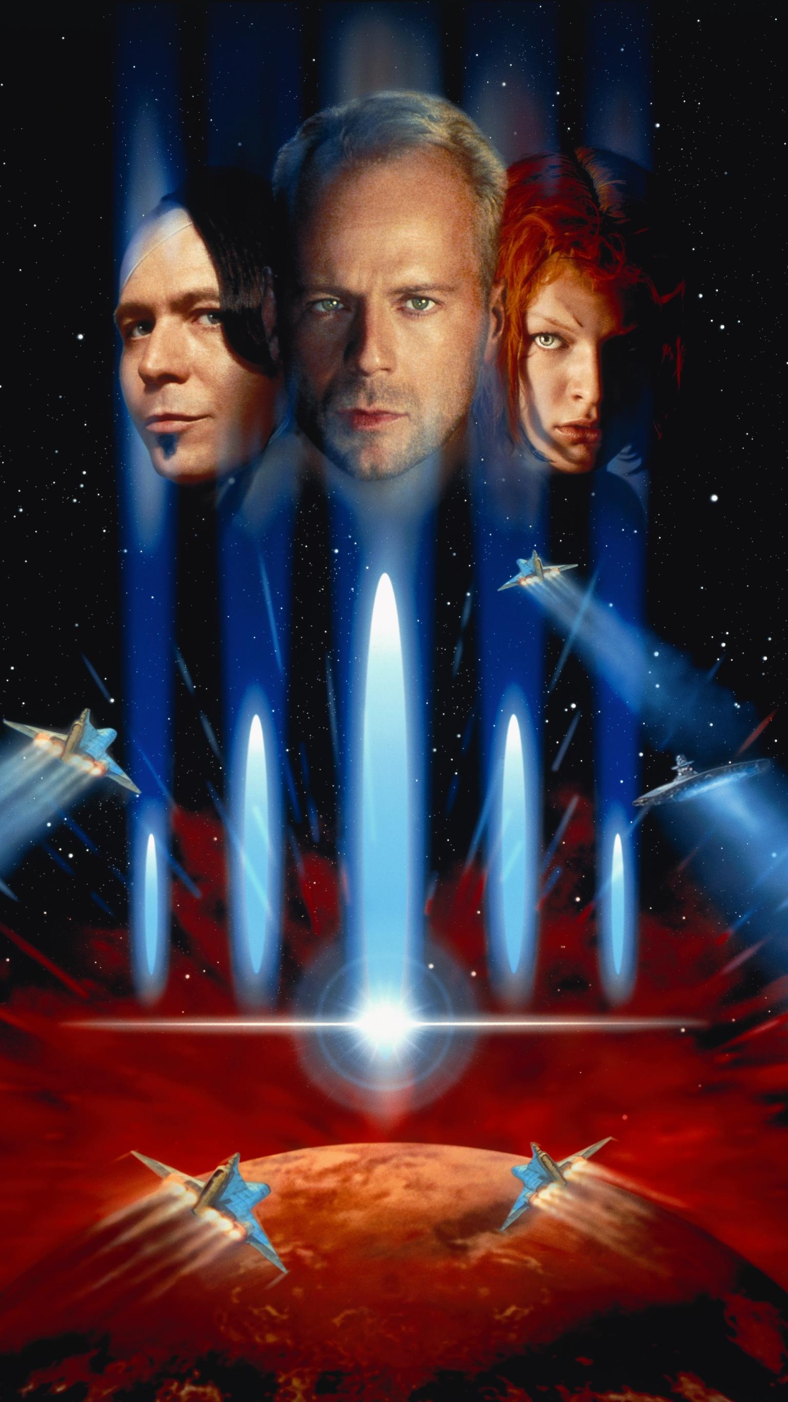 Luc Besson, The 5th Element, Movie wallpaper, Sci-fi film, 1540x2740 HD Phone