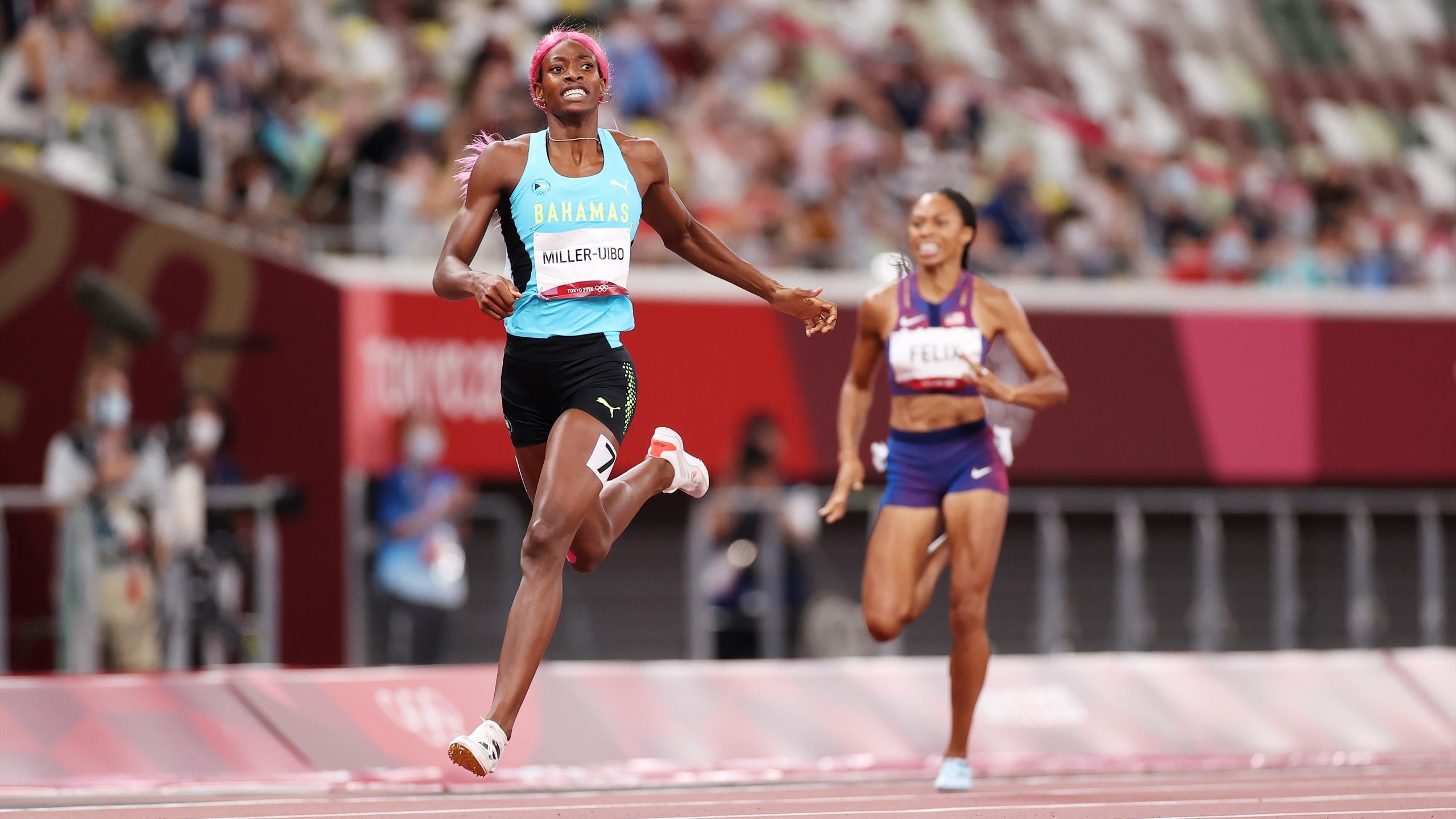 Shaunae Miller-Uibo, Tokyo 2020, Retains 400m Title, 2560x1440 HD Desktop