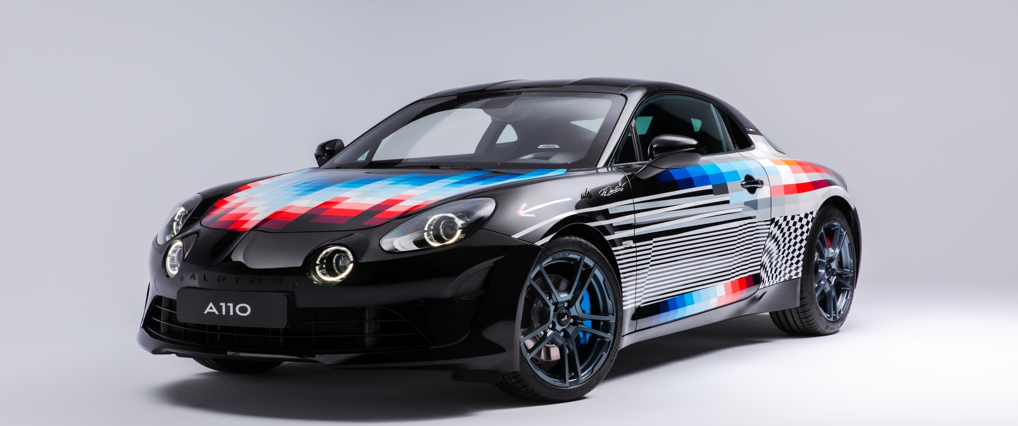 2021 Model, Alpine A110 Wallpaper, 3440x1440 Dual Screen Desktop