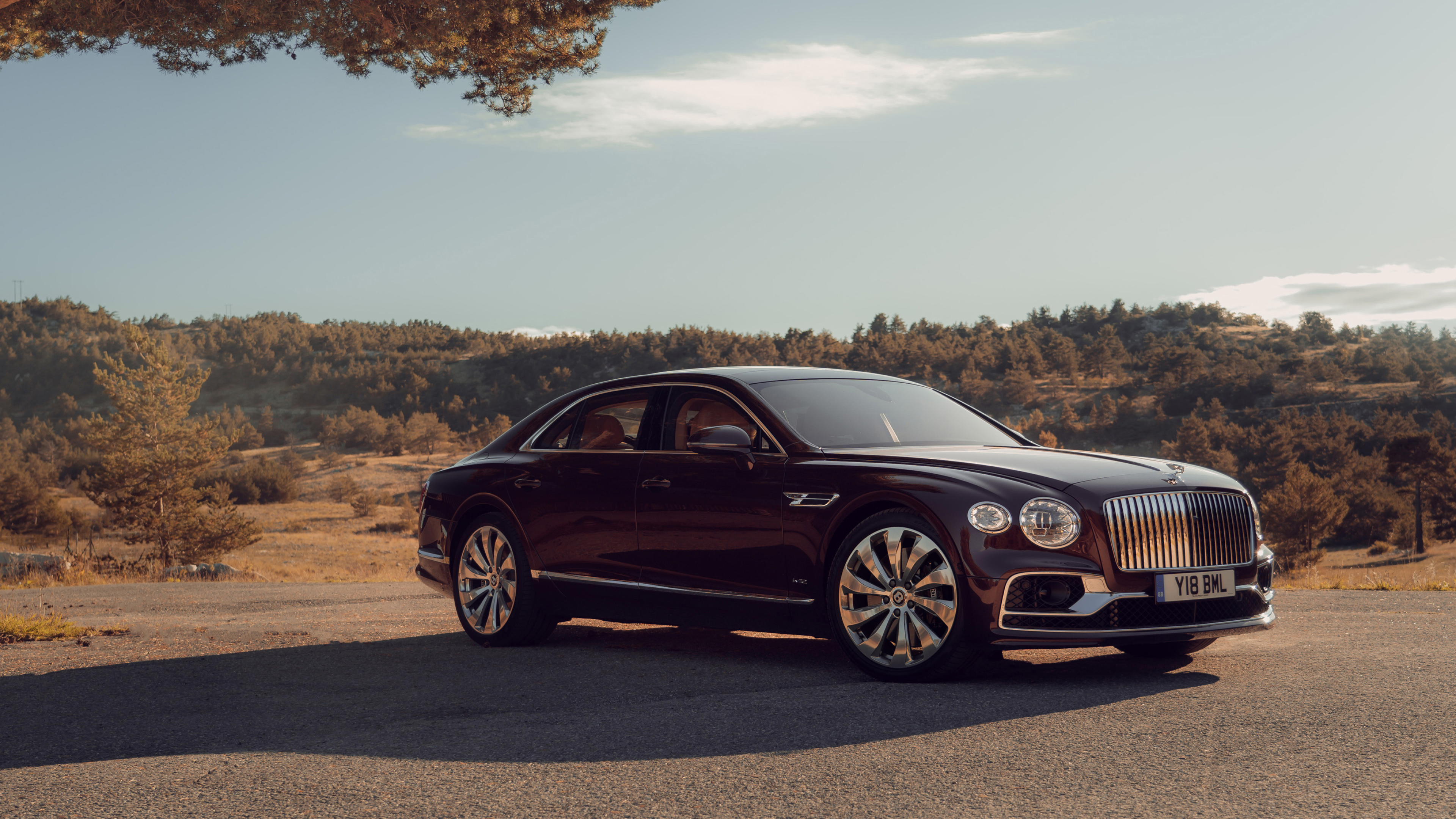 2019 Model, Bentley Flying Spur Wallpaper, 3840x2160 4K Desktop