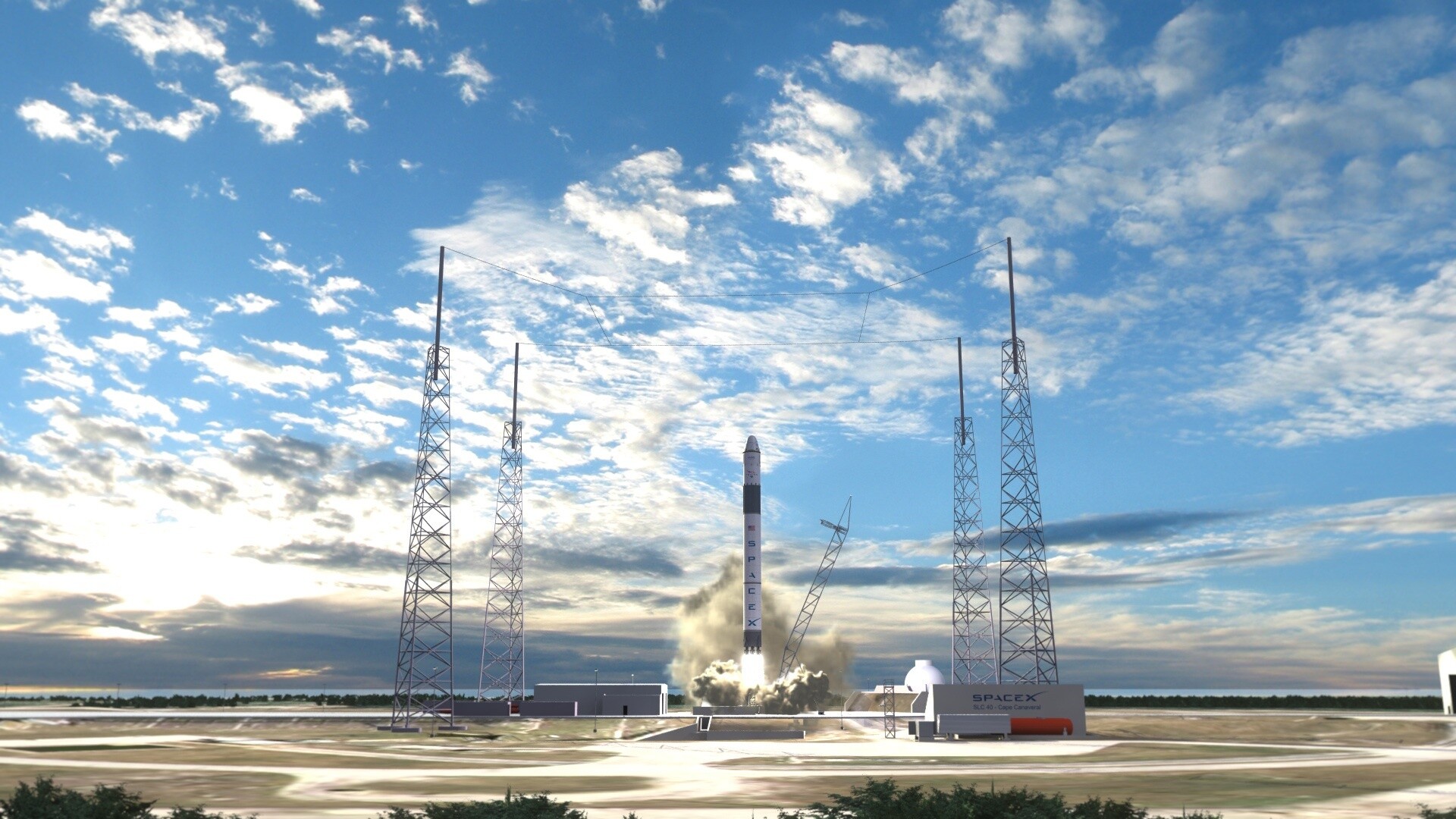 SpaceX, Impressive space visuals, Pioneer in space exploration, Limitless possibilities, 1920x1080 Full HD Desktop