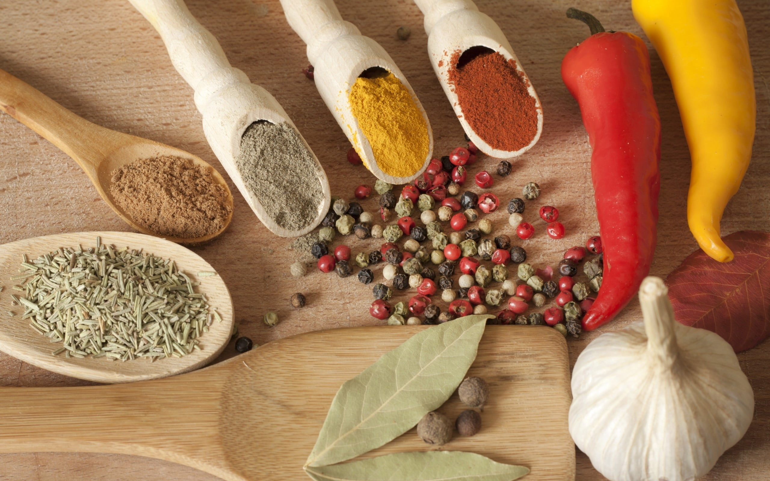 Spices, Garlic Wallpaper, 2560x1600 HD Desktop