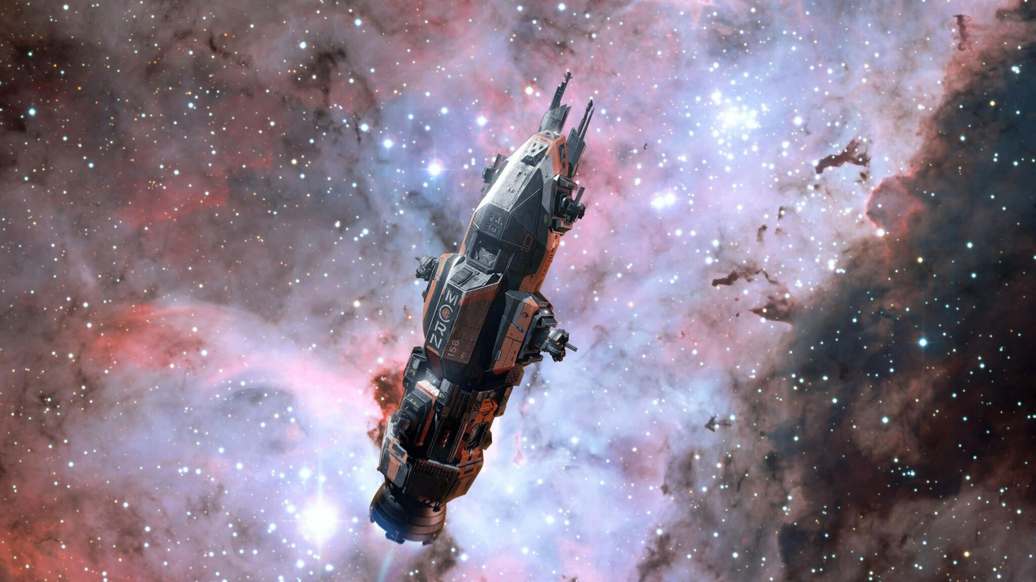 The Expanse, Stunning space wallpaper, Spaceship Rocinante, Sci-fi series, 2050x1160 HD Desktop