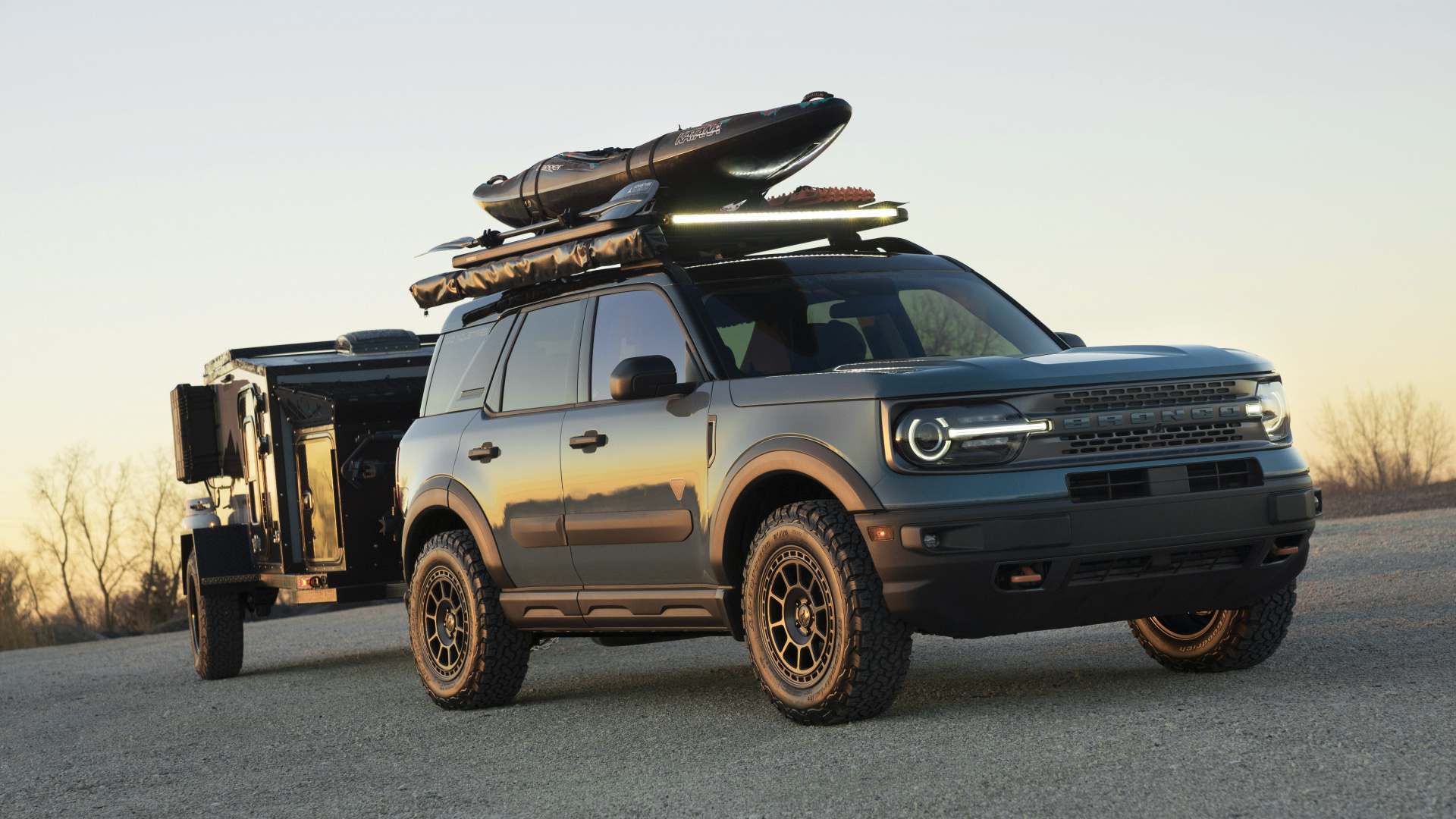 Ford Bronco Sport, Mad Industries edition, 2020 model, Wide desktop wallpapers, 1920x1080 Full HD Desktop