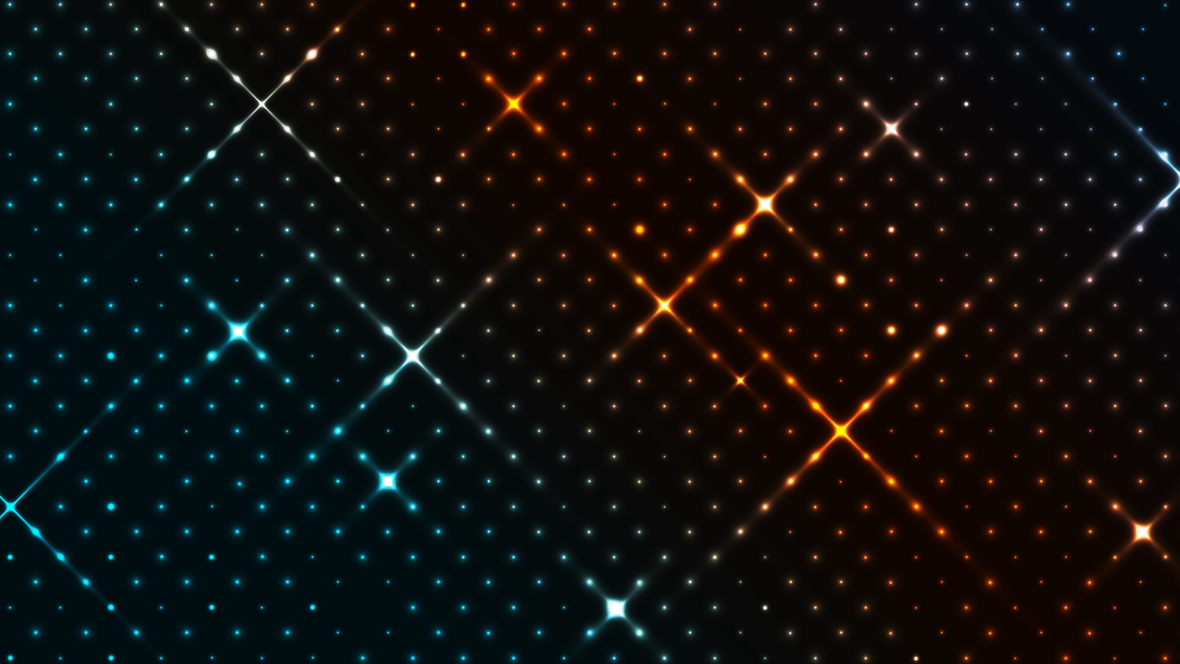 Glowing, Dots Wallpaper, 3840x2160 4K Desktop