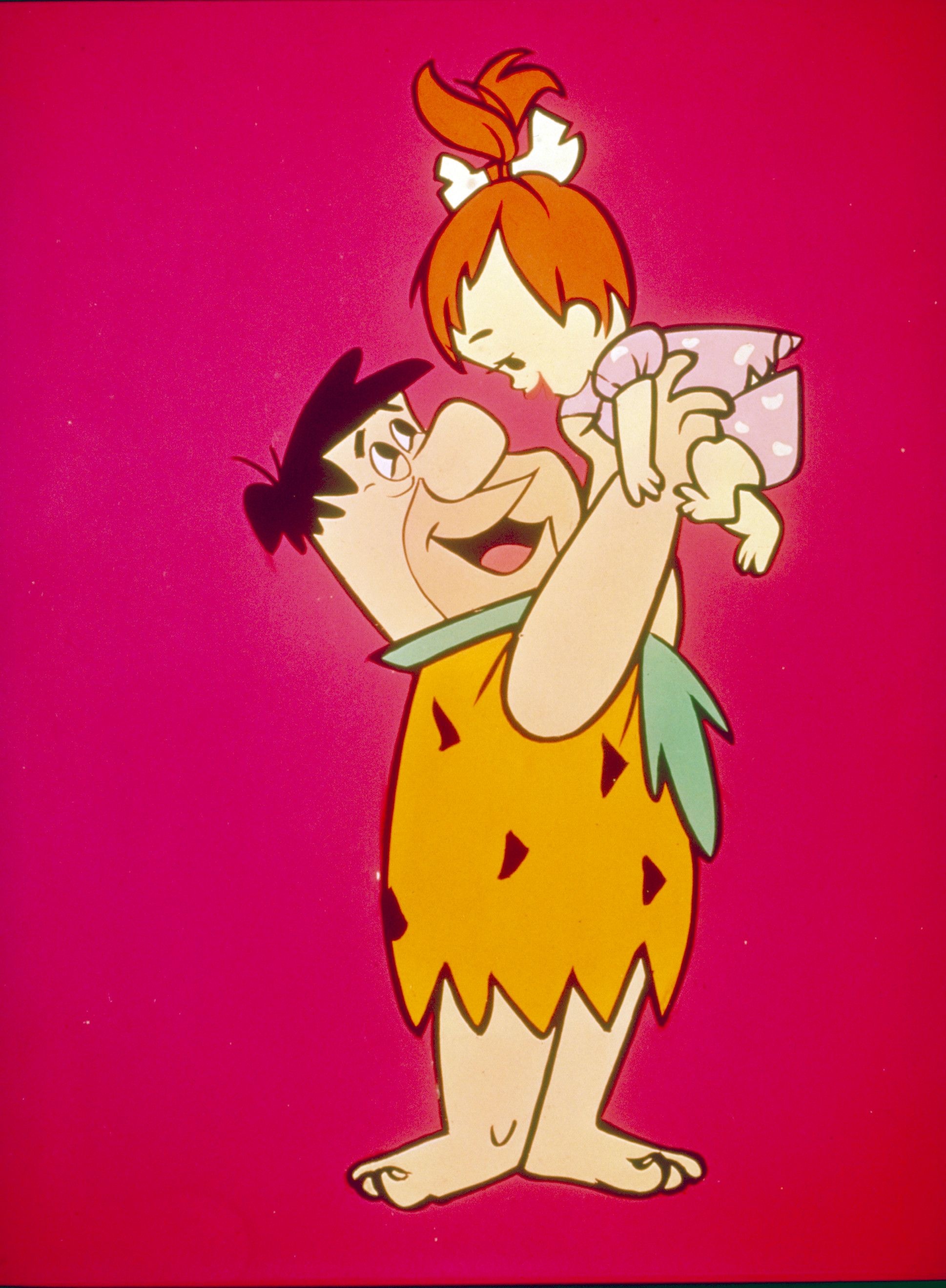 Fred and Pebbles, The Flintstones (Cartoon) Wallpaper, 1940x2640 HD Phone