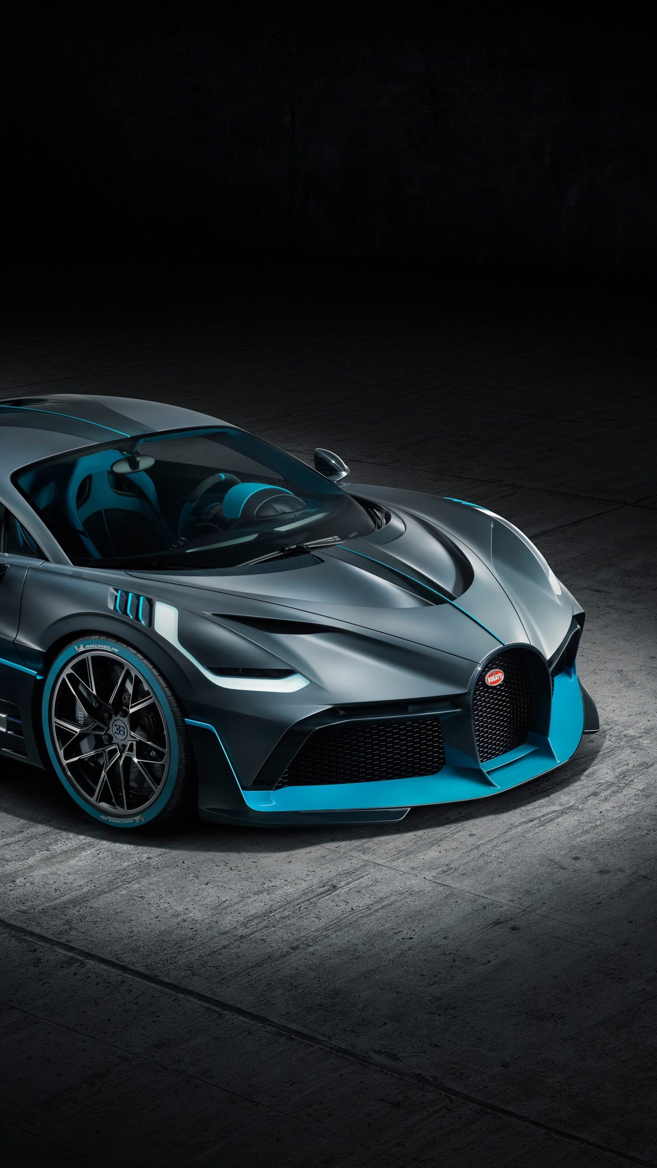 Cars, Bugatti Divo, Upper view wallpapers, 2160x3840 4K Phone