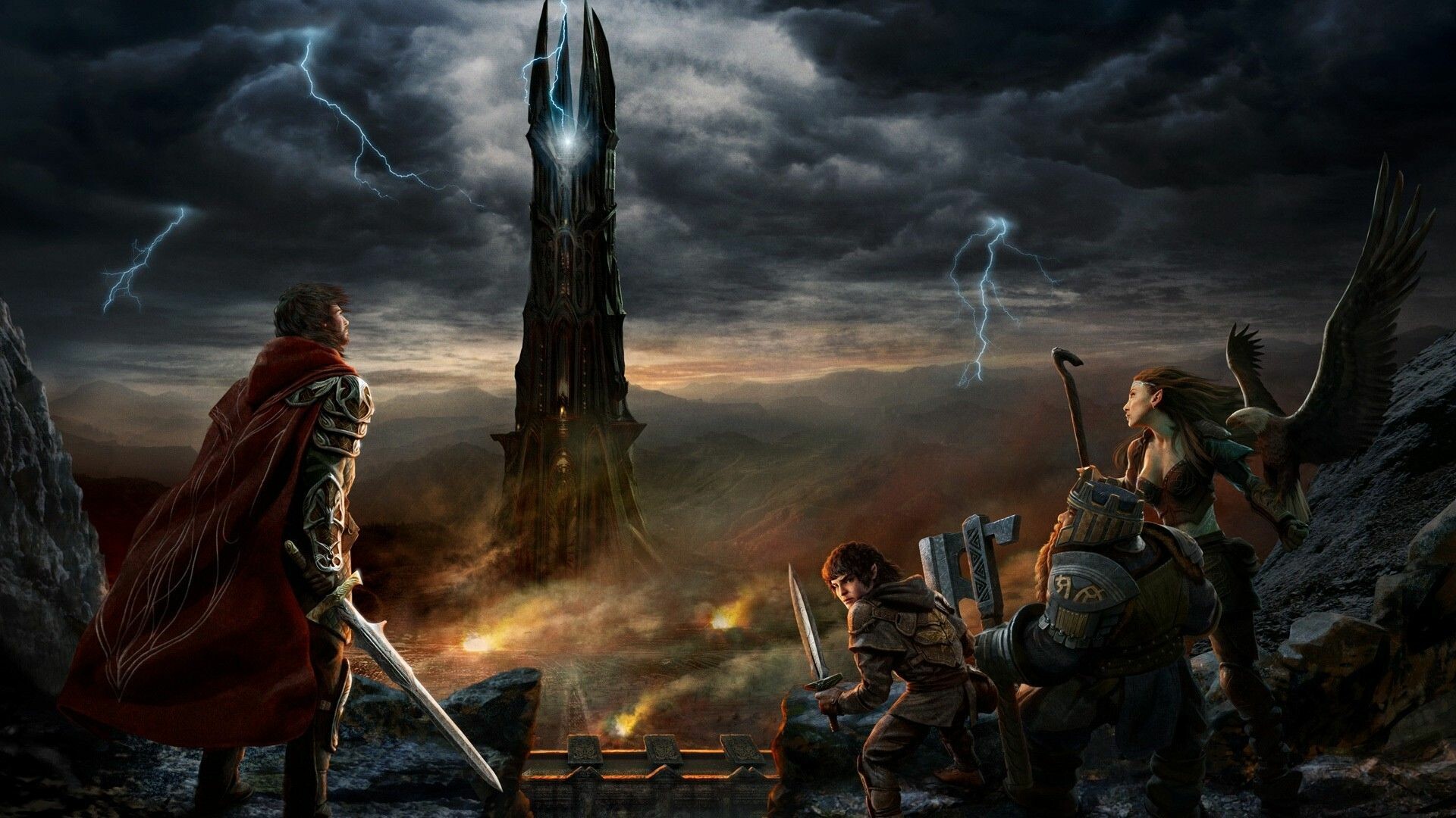 The Lord of the Rings, Backgrounds gallery, Desktop wallpapers, Michelle Anderson, 1920x1080 Full HD Desktop