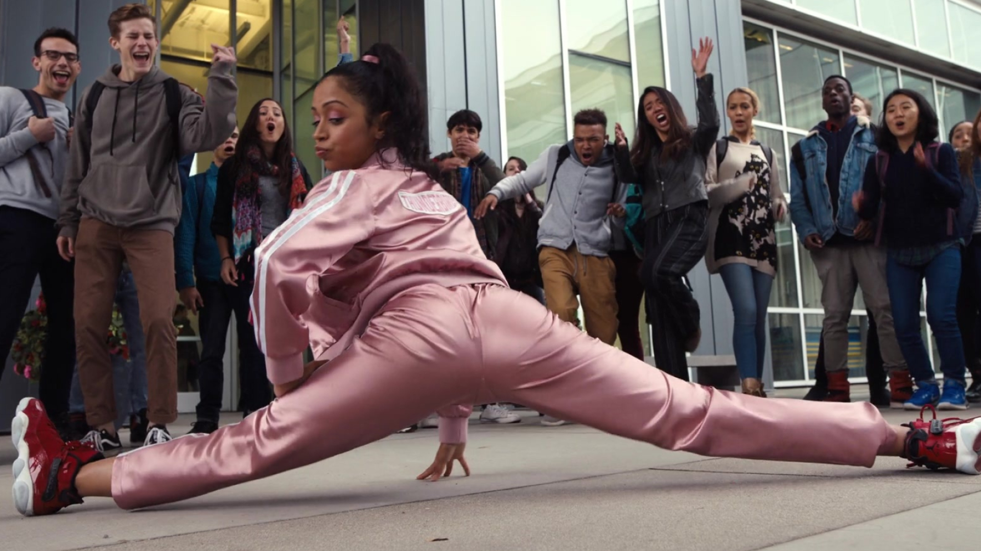 Jordan 6 red high top sneakers, Liza Koshy in Work It, Fashion inspiration, Liza Koshy, 1920x1080 Full HD Desktop