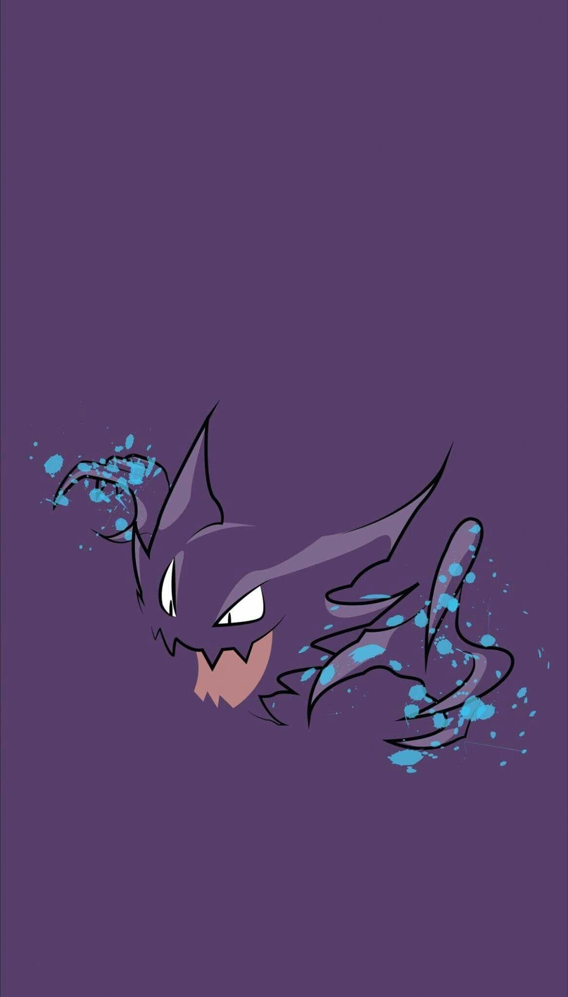 Gastly HD Android Wallpapers, Ghostly presence, Dark background, Smartphone, 1170x2050 HD Phone