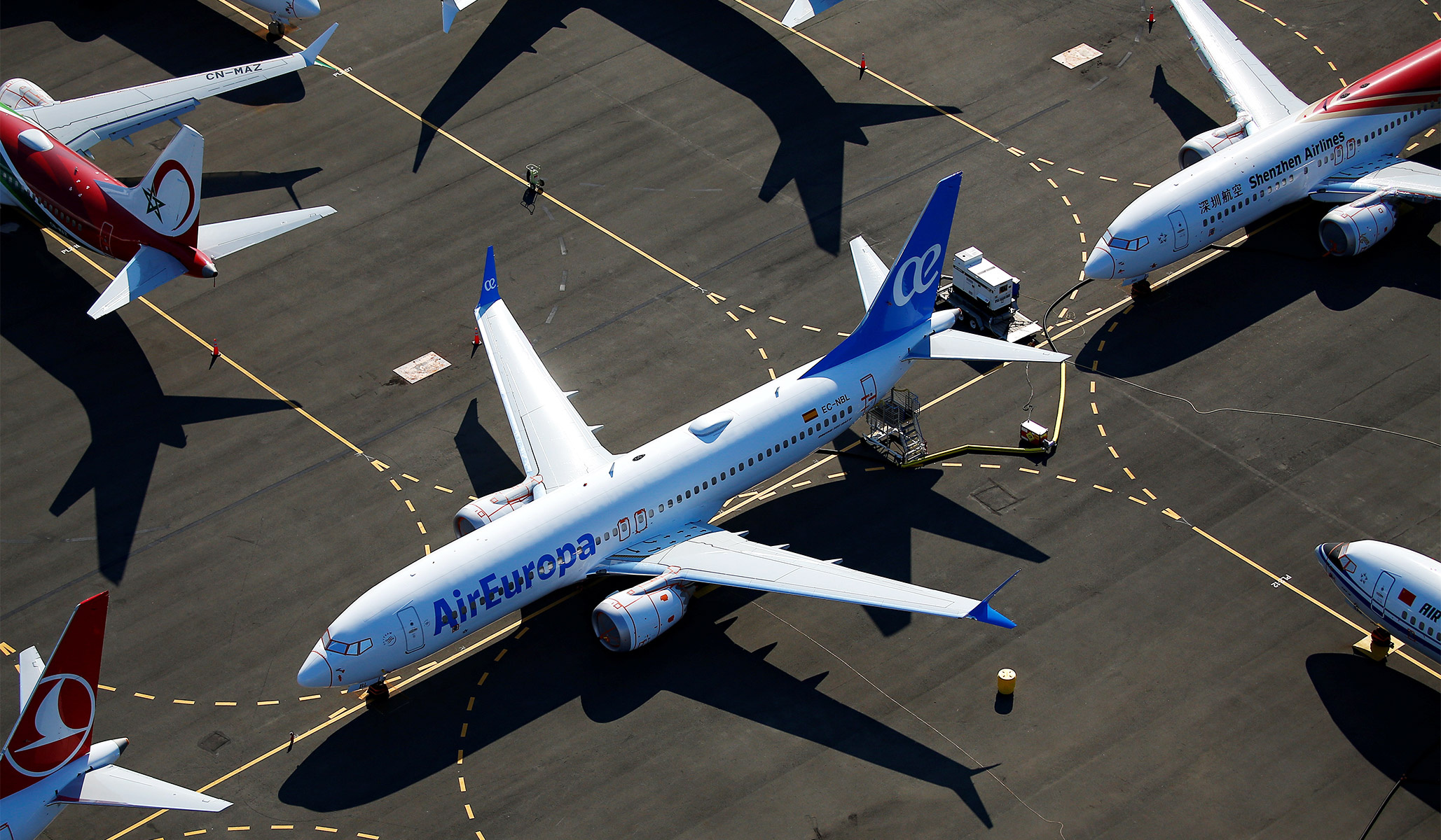 Shenzhen Airlines, Boeing, Production halt, Jet crashes, 2060x1200 HD Desktop