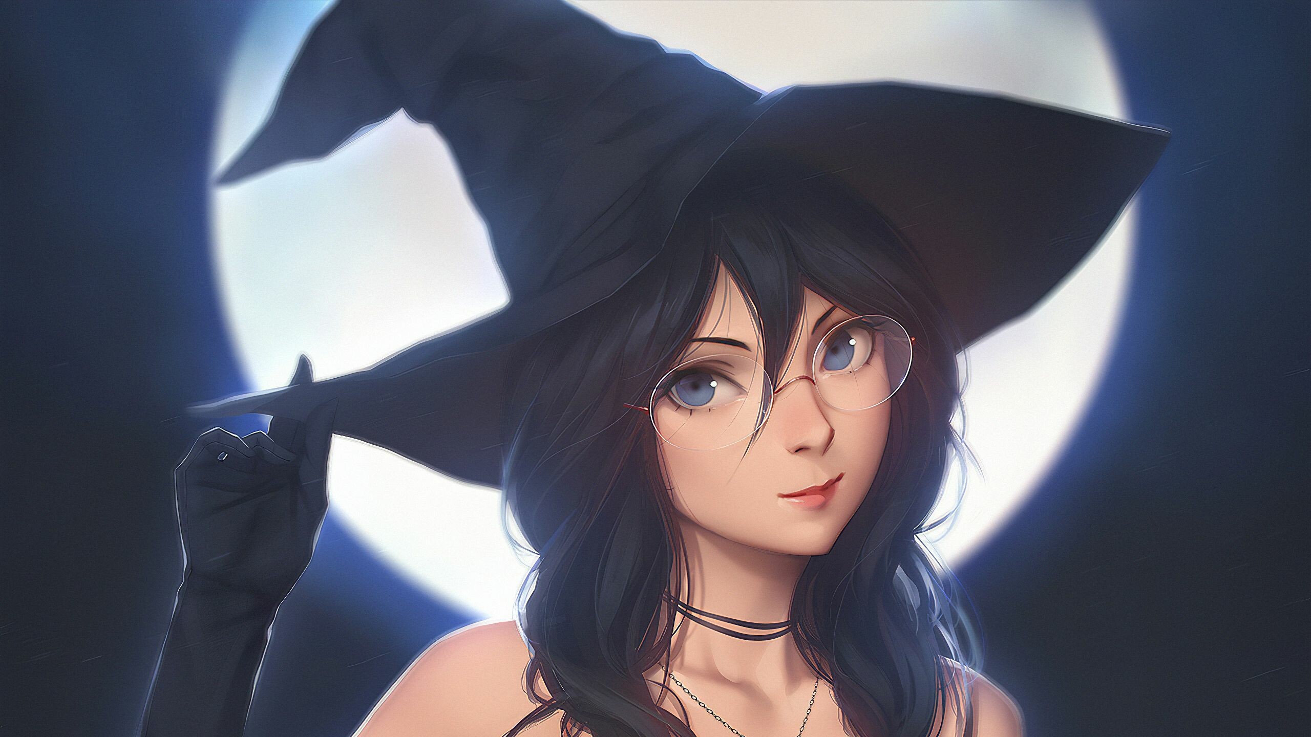 Asuka Tanaka, Witches Wallpaper, 2560x1440 HD Desktop